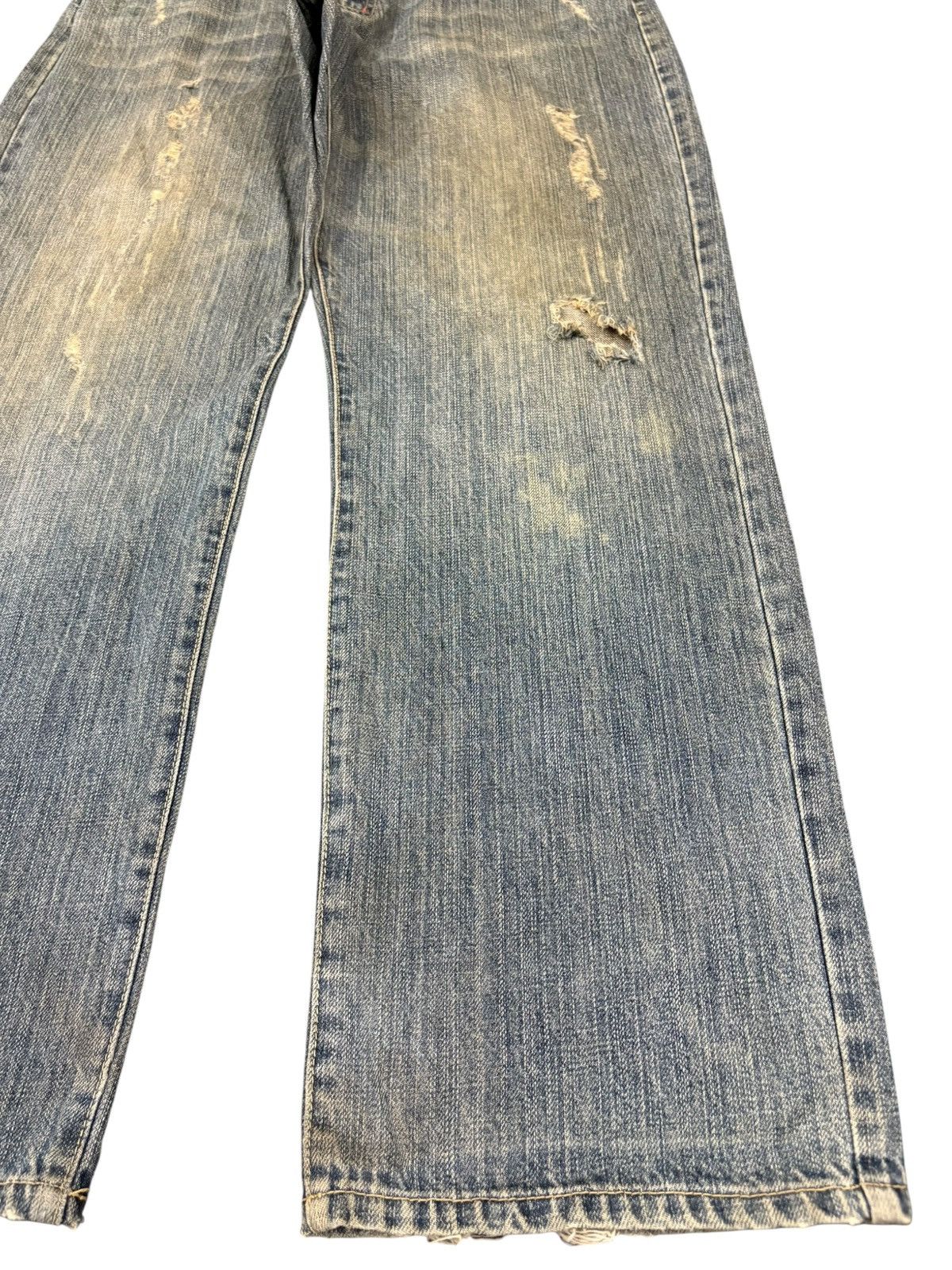 Japanese Brand Vintage Japanese Brand Mud Wash Distressed Loose Baggy Jeans Size US 32 / EU 48 - 7 Thumbnail