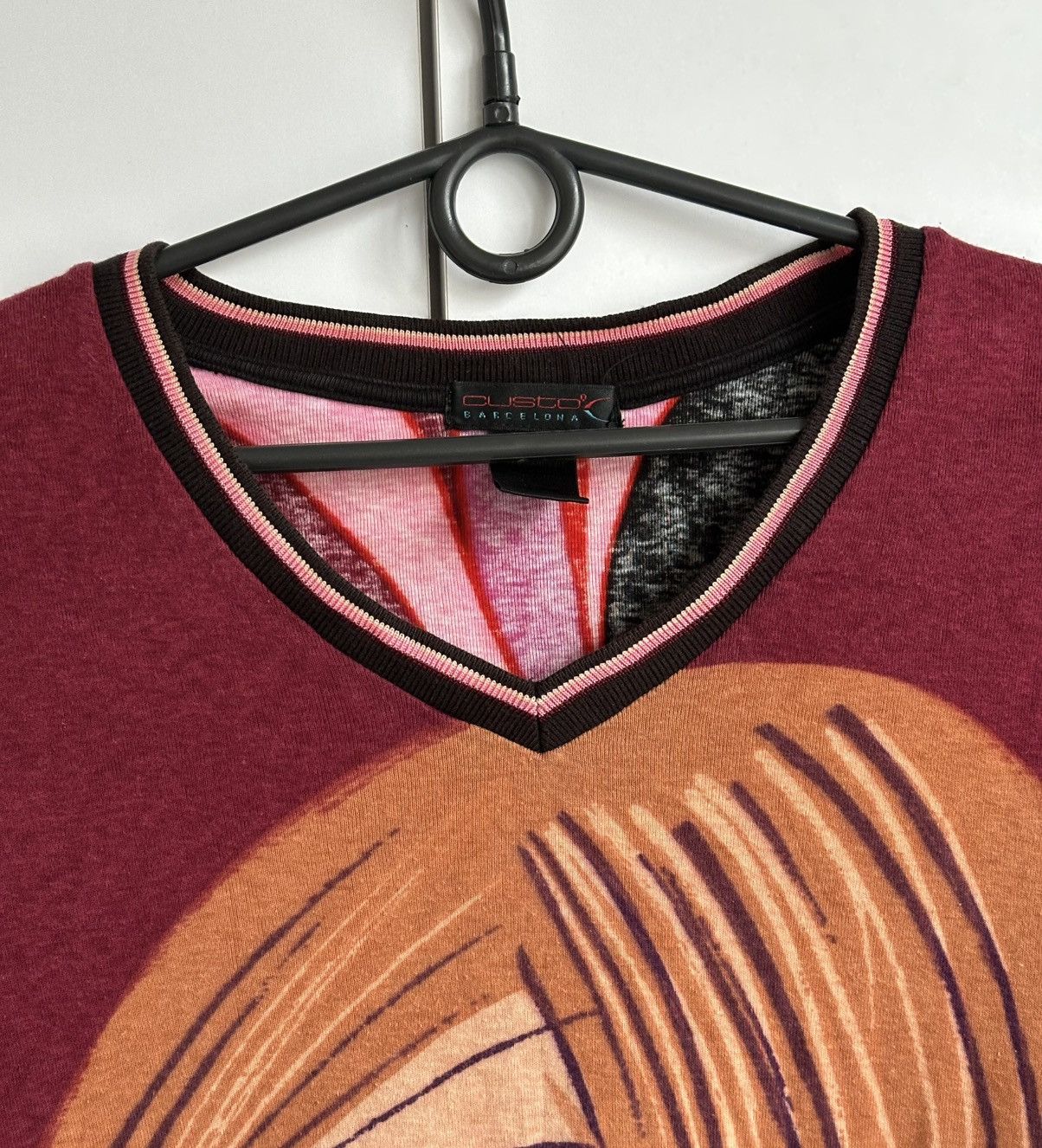 Custo Barcelona Custo Barcelona Y2K Graphic Art Top Women Long Sleeve Cotton Size S / US 4 / IT 40 - 2 Thumbnail