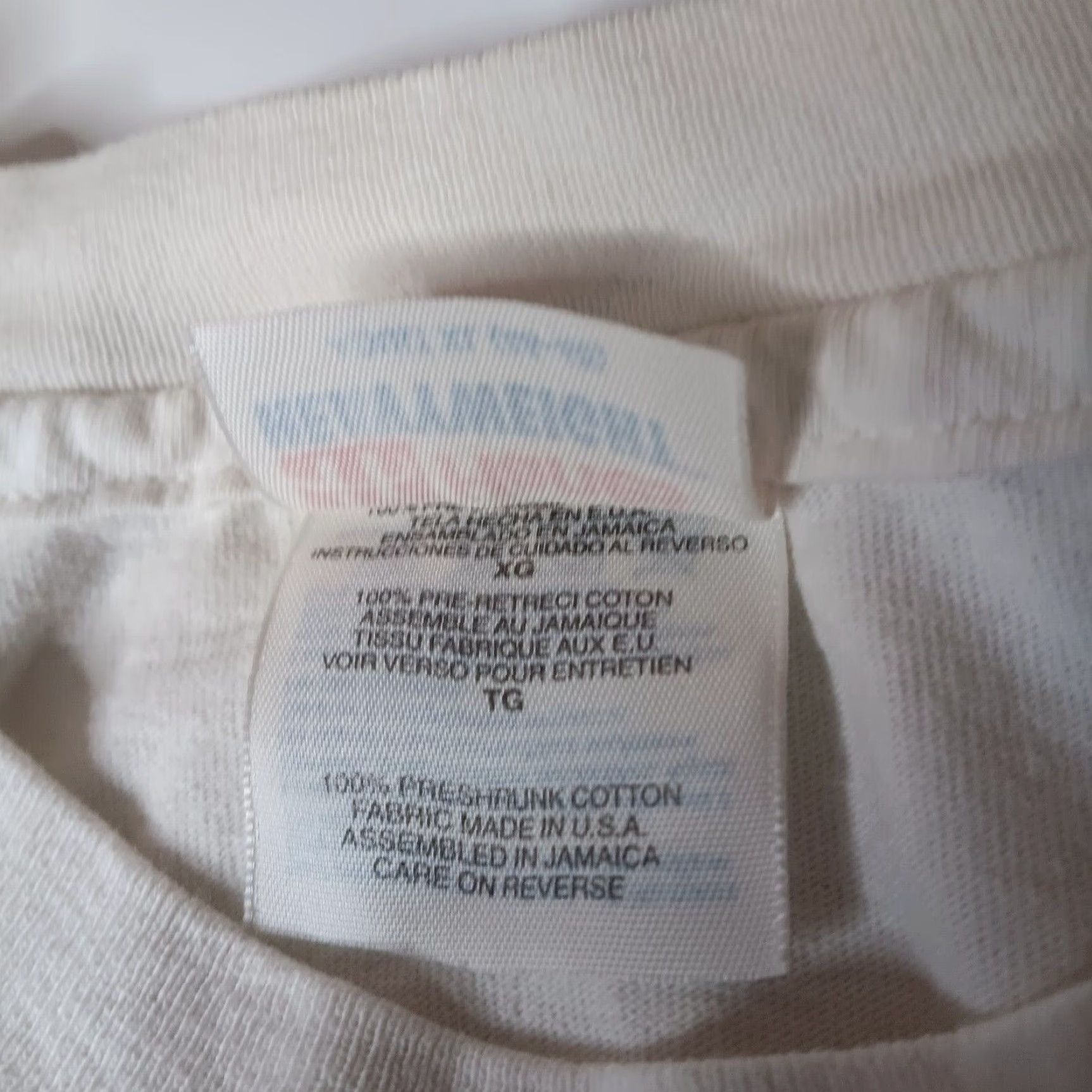 Hanes VINTAGE Hanes T-Shirt Bicycle USA Olympic Cycling White XL Mens Reading Size US XL / EU 56 / 4 - 6 Thumbnail