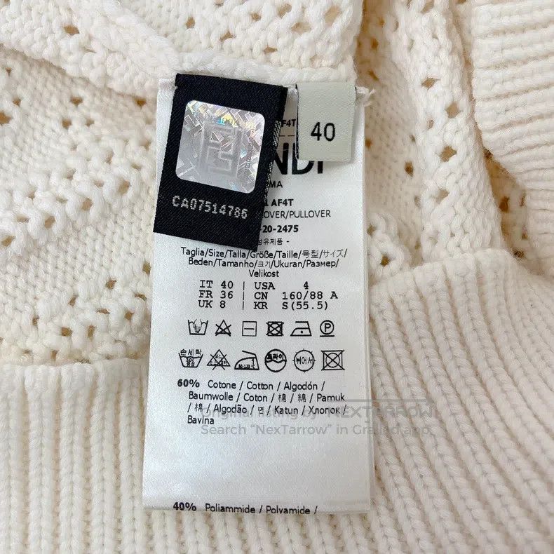 Fendi Fendi Hollow-out knitted top Size XS / US 0-2 / IT 36-38 - 6 Thumbnail