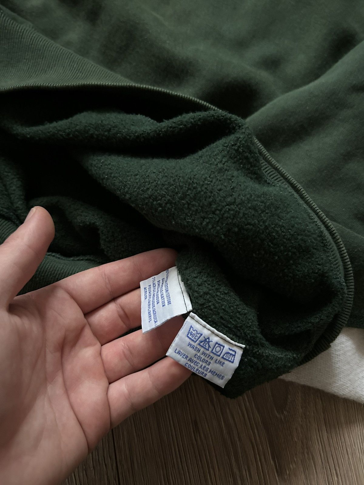 Vintage Polo Ralph Lauren mens Green oversized sweatshirt