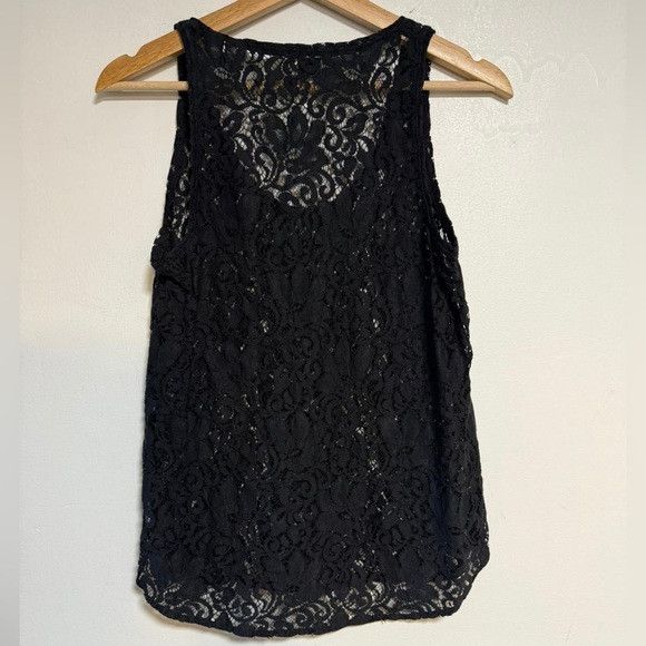 Theory Theory Black Lace Tank Top Women’s Size S Size S / US 4 / IT 40 - 7 Thumbnail