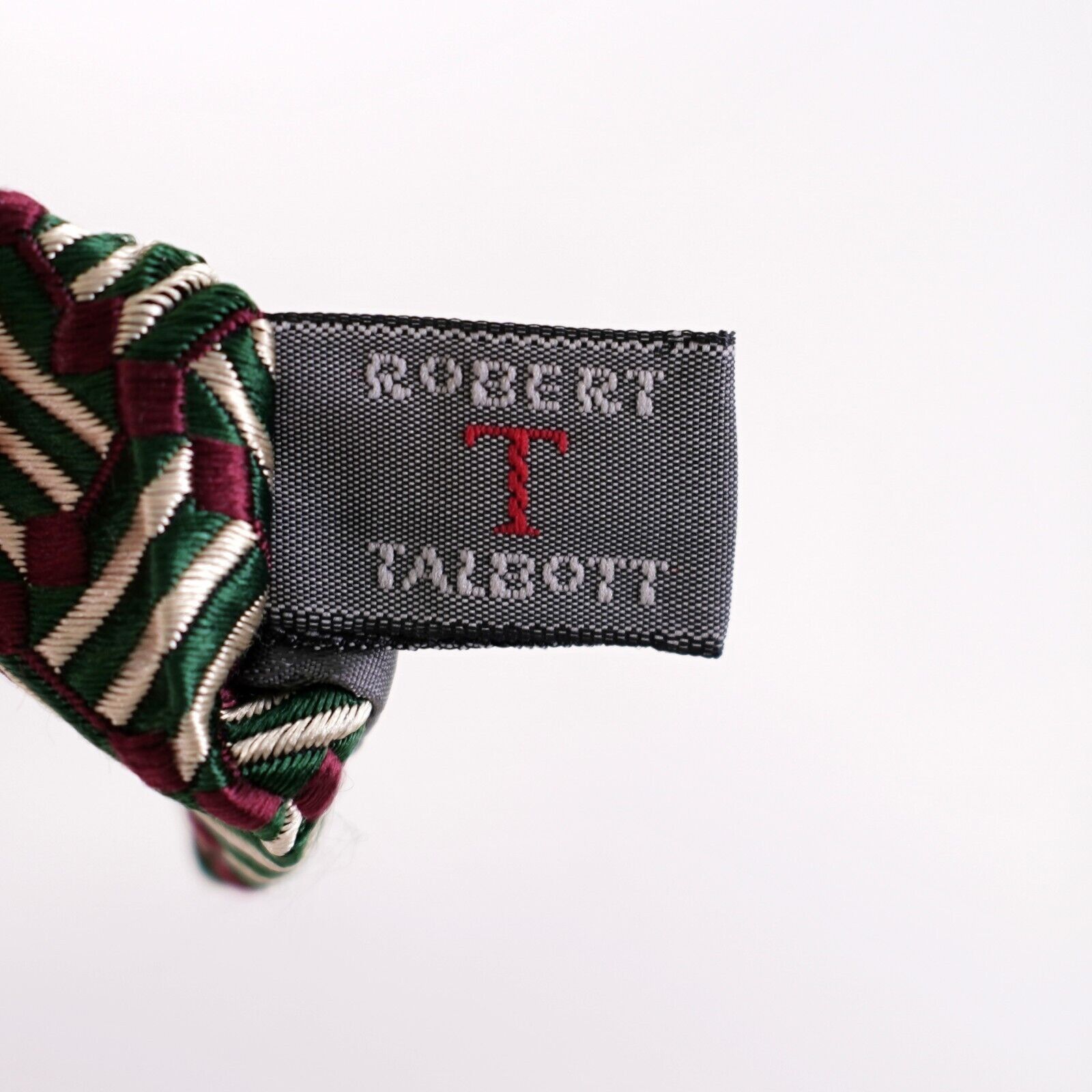 Robert Talbott Robert Talbott Best Of Class Green Red Woven Geometric Wide Size ONE SIZE - 4 Thumbnail