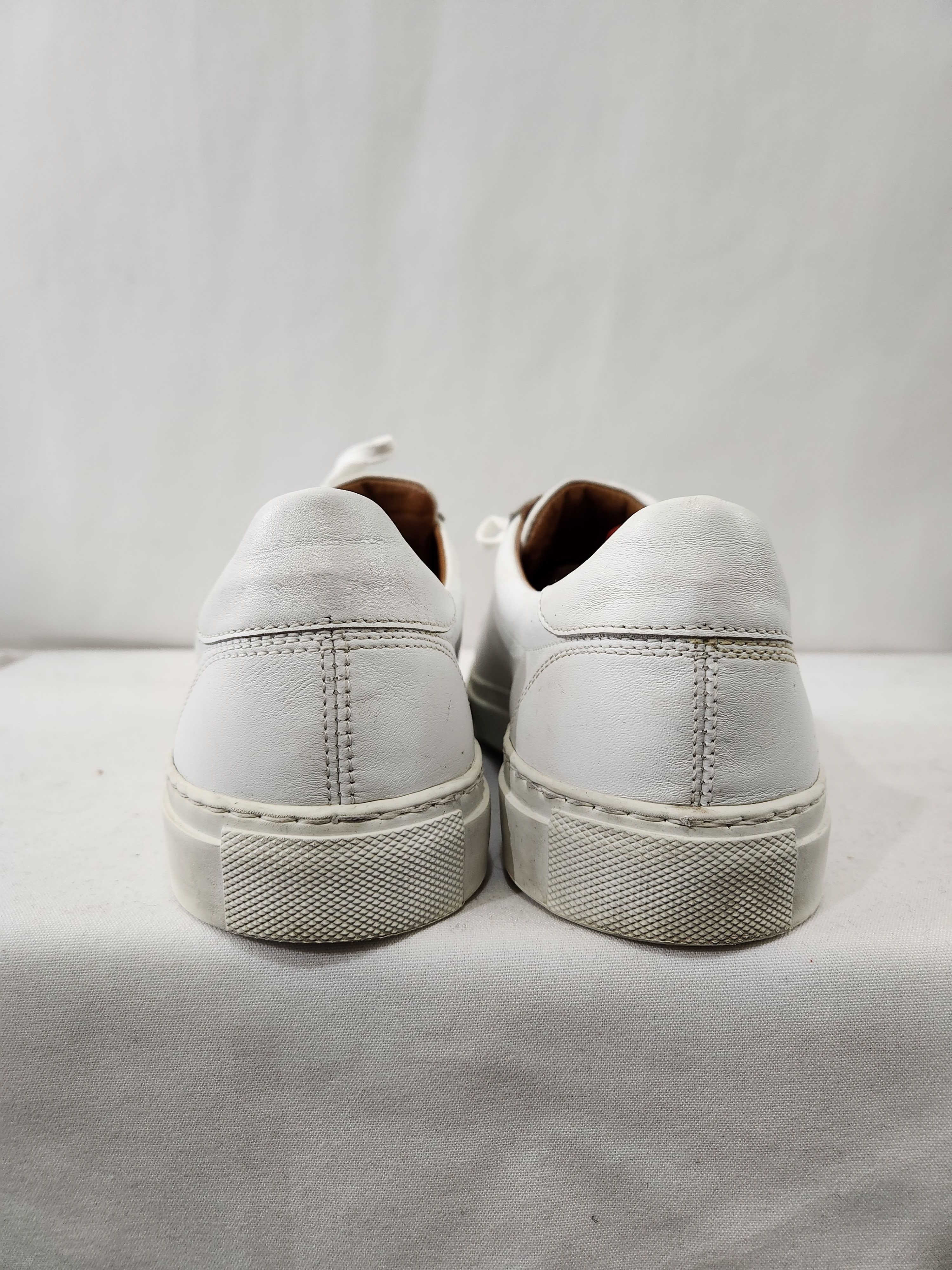 gravitypope White Leather Low Top Tennis Sneaker Made in Italy sz 41 EU Size US 8 / EU 41 - 3 Thumbnail