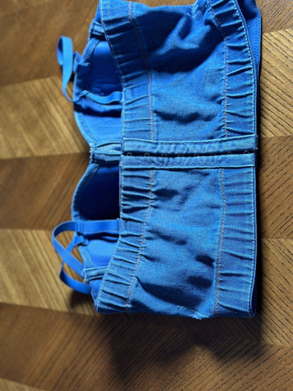 Other ELLACCI Women's Deium Bustier Crop Top Jean Corset Size L / US 10 / IT 46 - 1 Thumbnail
