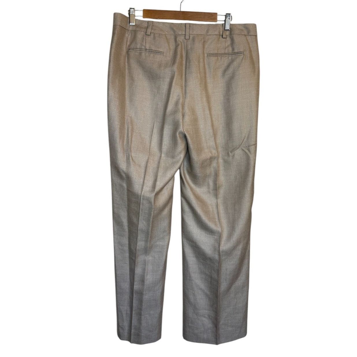 Brooks Brothers NWT Brooks Brothers Pants Women 14 Tan Loro Piana Caroline Size 36" / US 14 / IT 50 - 4 Thumbnail
