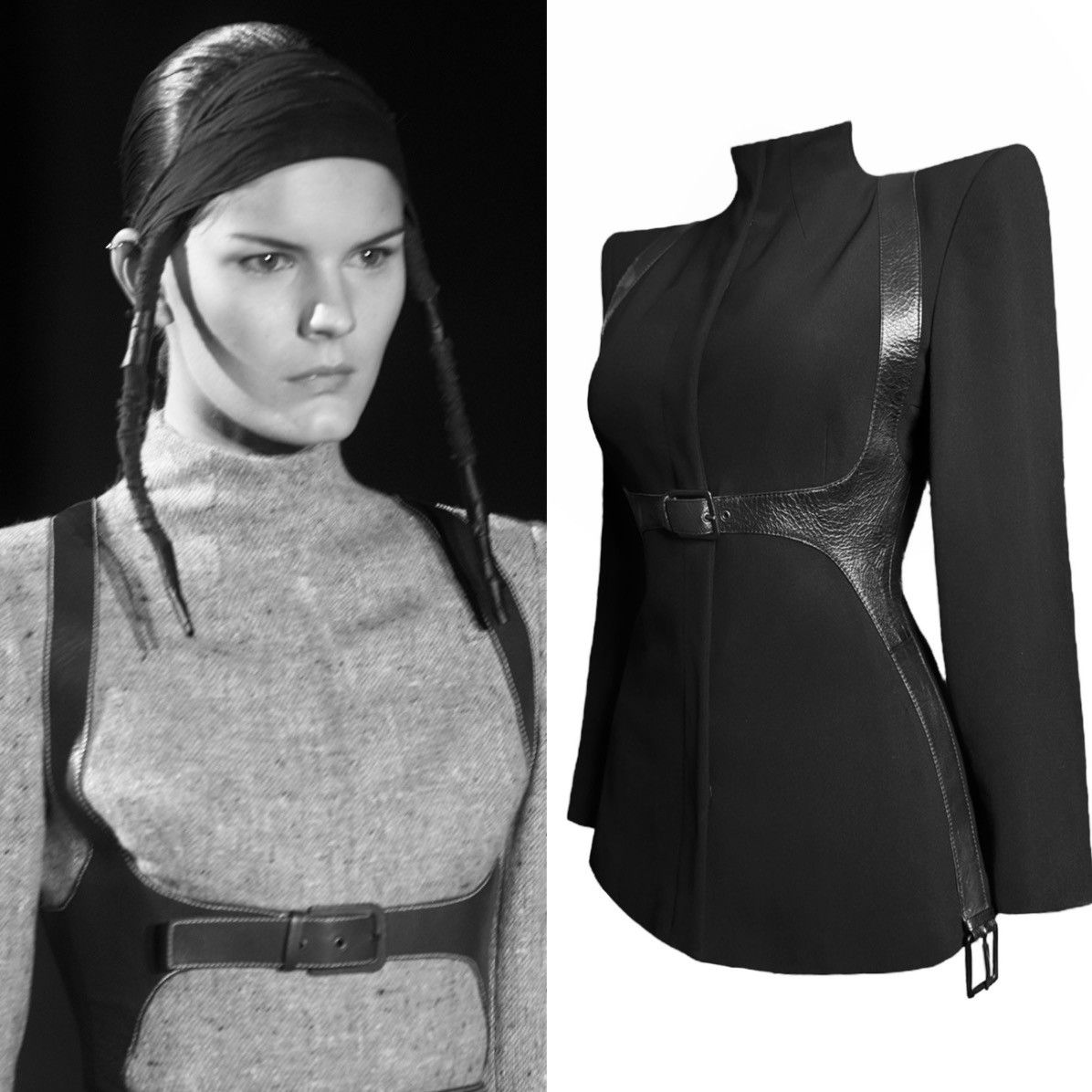 Alexander McQueen Runway AW 2002 Supercalifragilistic Alexander McQueen jacket Size M / US 6-8 / IT 42-44 - 2 Thumbnail