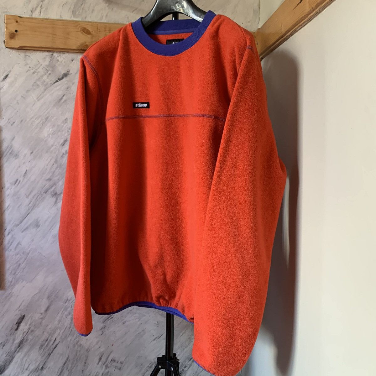 Stussy Vintage 80’s Stüssy Polar Fleece Crew Neck Sweatshirt Size US L / EU 52-54 / 3 - 2 Thumbnail
