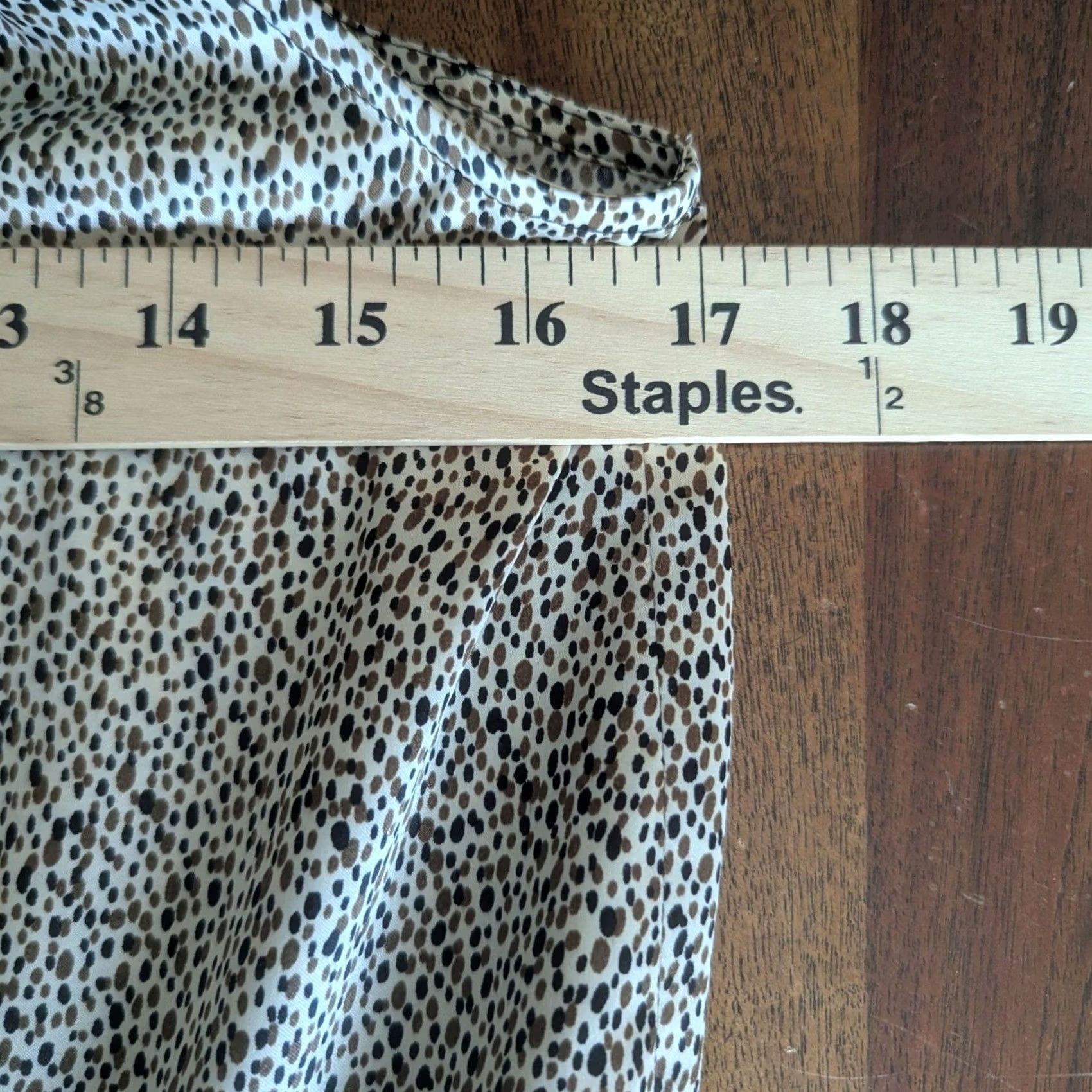 Vintage The Limited Blouse Halter Animal Print Satin Tie High Neck Black Tan Classic Sm Size S / US 4 / IT 40 - 5 Thumbnail