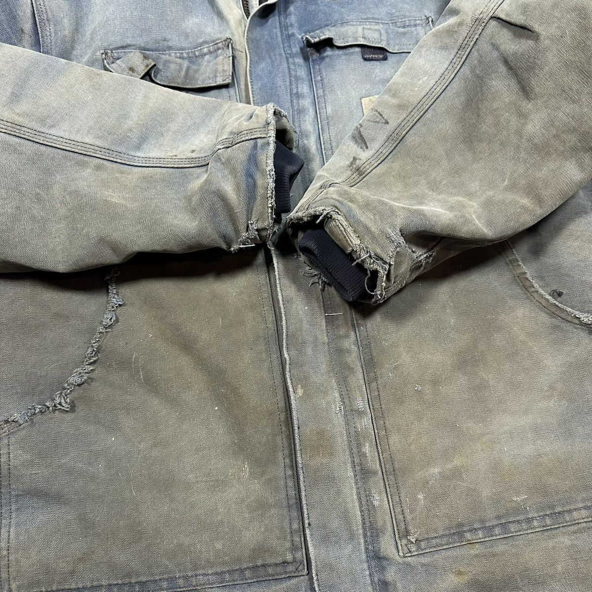 Carhartt Vintage Denim Carhartt Chore Coat “detroit style” Size US XXL / EU 58 / 5 - 6 Thumbnail