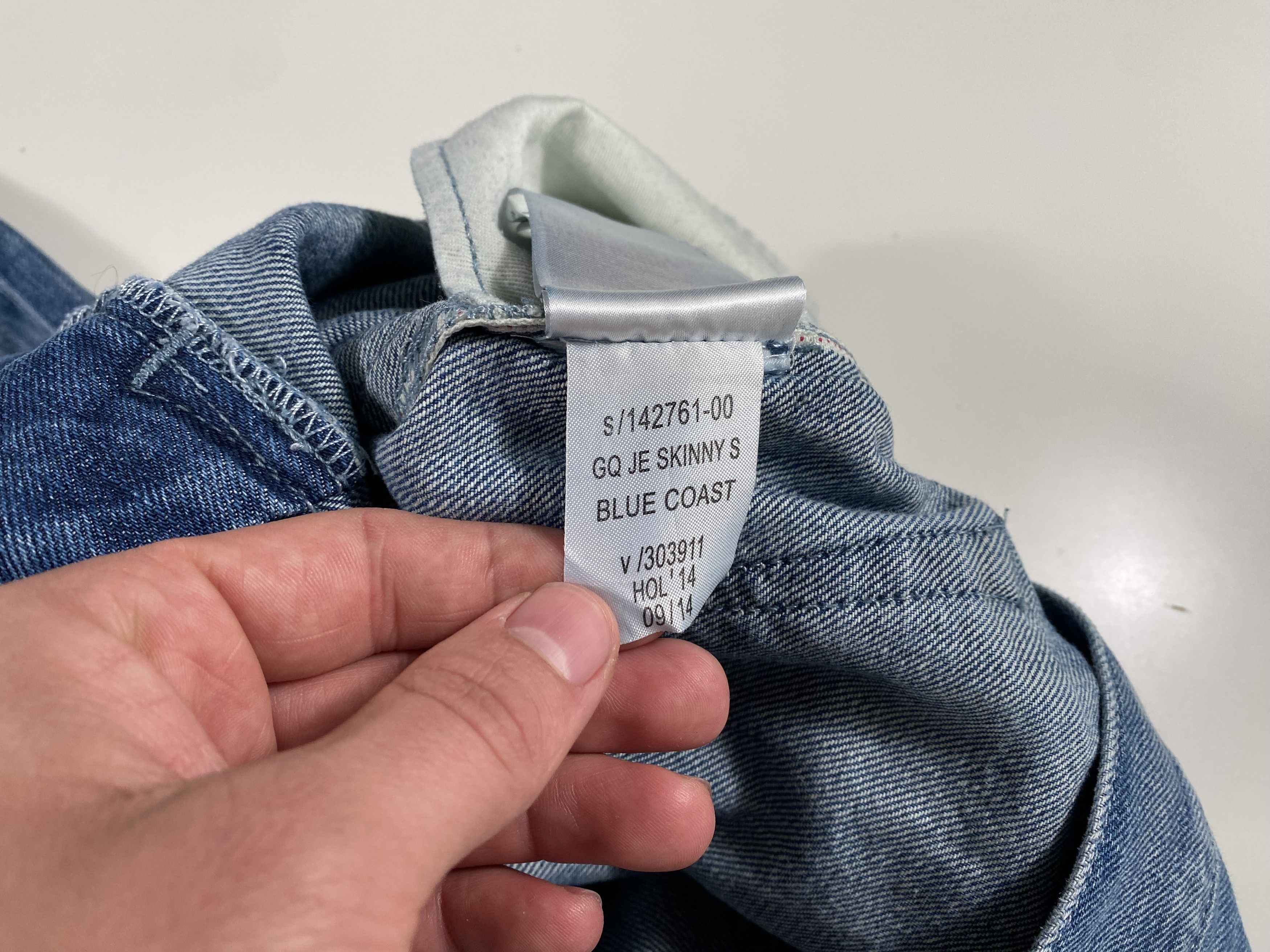 Gap × John Elliott John Elliott x GAP GQ JE Skinny S Blue Coast Jeans 30x30 Size US 30 / EU 46 - 7 Thumbnail