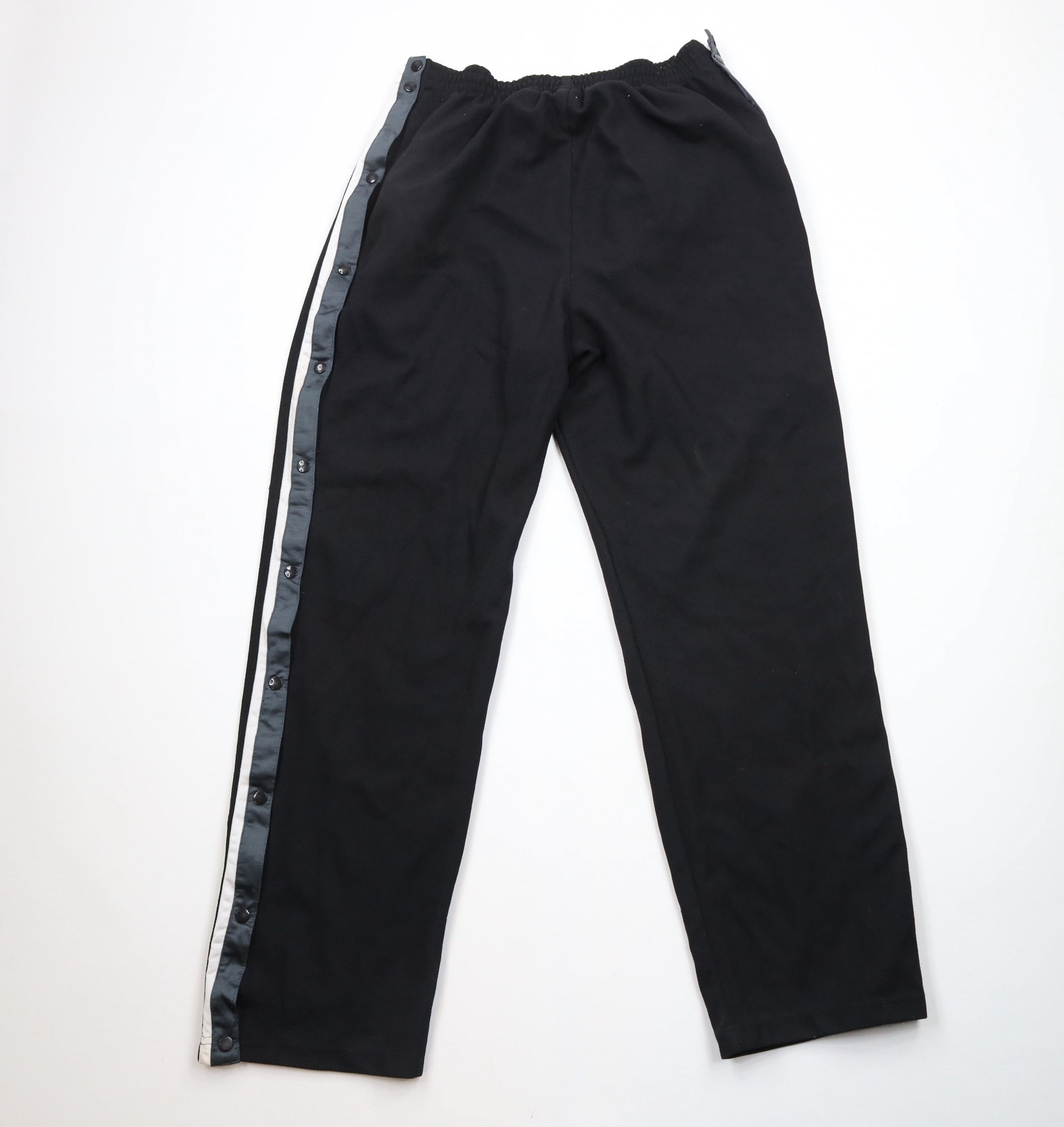 Vintage Vintage 90s Streetwear Striped Wide Leg Tearaway Pants Black Size US 38 / EU 54 - 12 Thumbnail