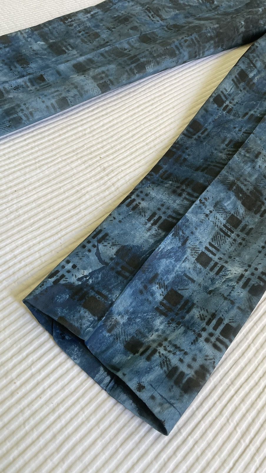 Designer Blackwatch Hand Painted Pants Size US 29 - 8 Thumbnail