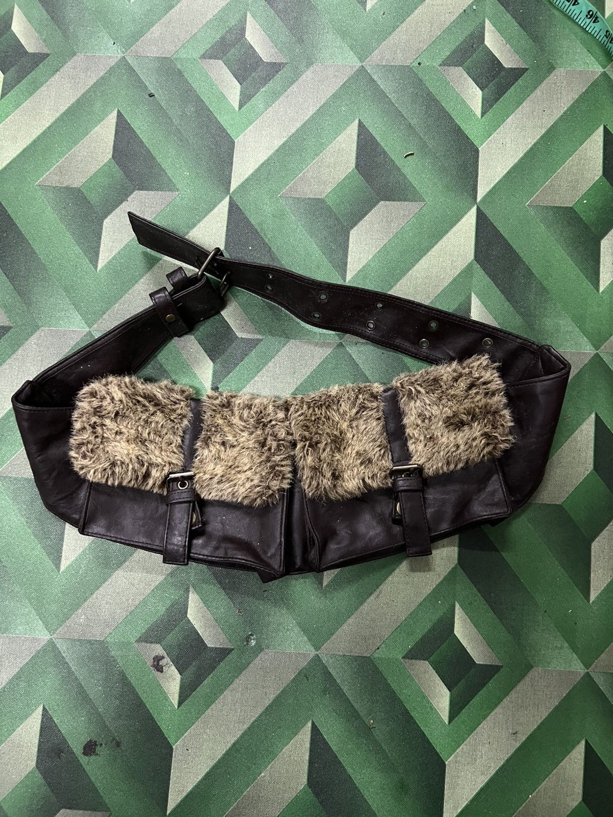 Japanese Brand × Leather × Vintage Vintage Leather Bag Size ONE SIZE - 1 Thumbnail