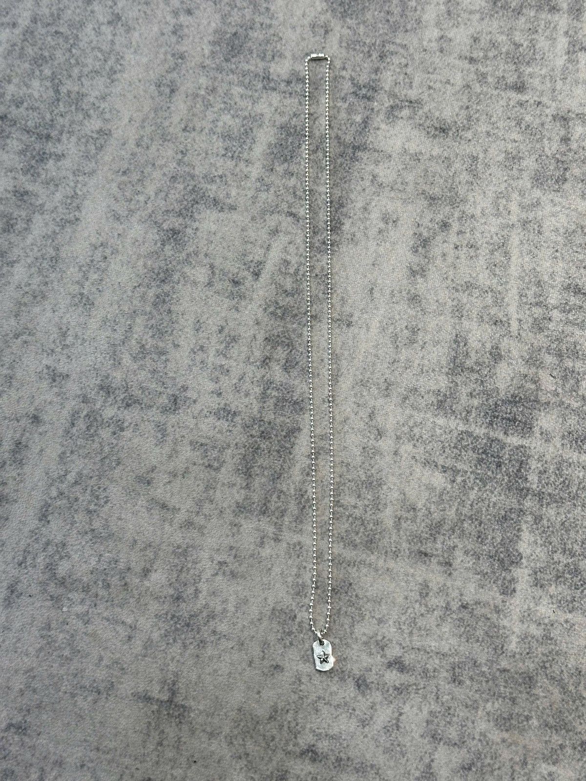 Chrome Hearts Chrome Hearts Dog Tag Tiny Star sliver necklace Size ONE SIZE - 8 Thumbnail
