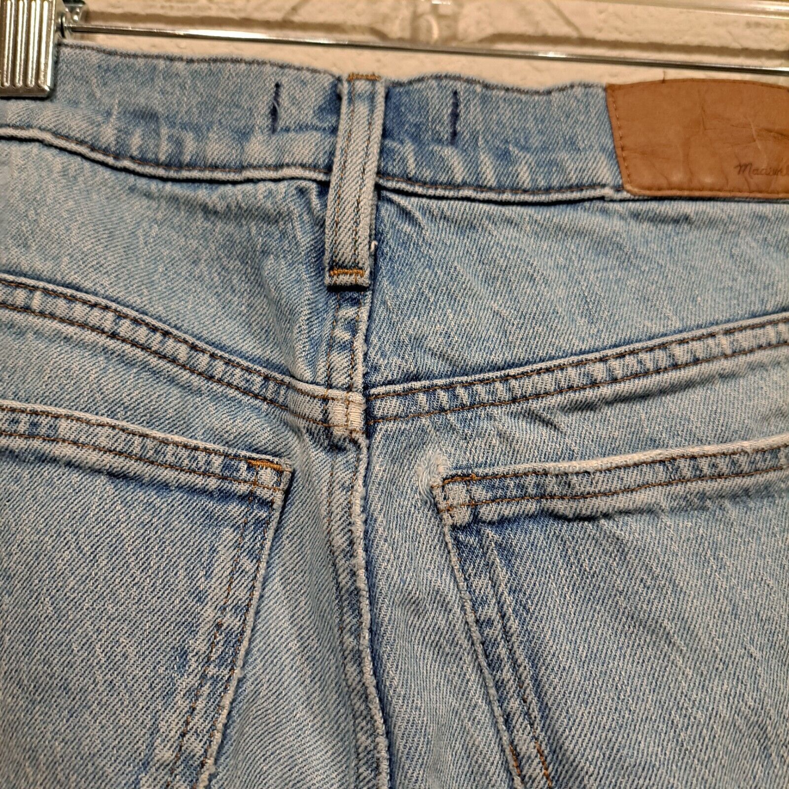 Madewell Madewell MidRise Perfect Vintage Jeans Womens Sz 25 Repaired Size 25" / US 0 / IT 36 - 18 Thumbnail