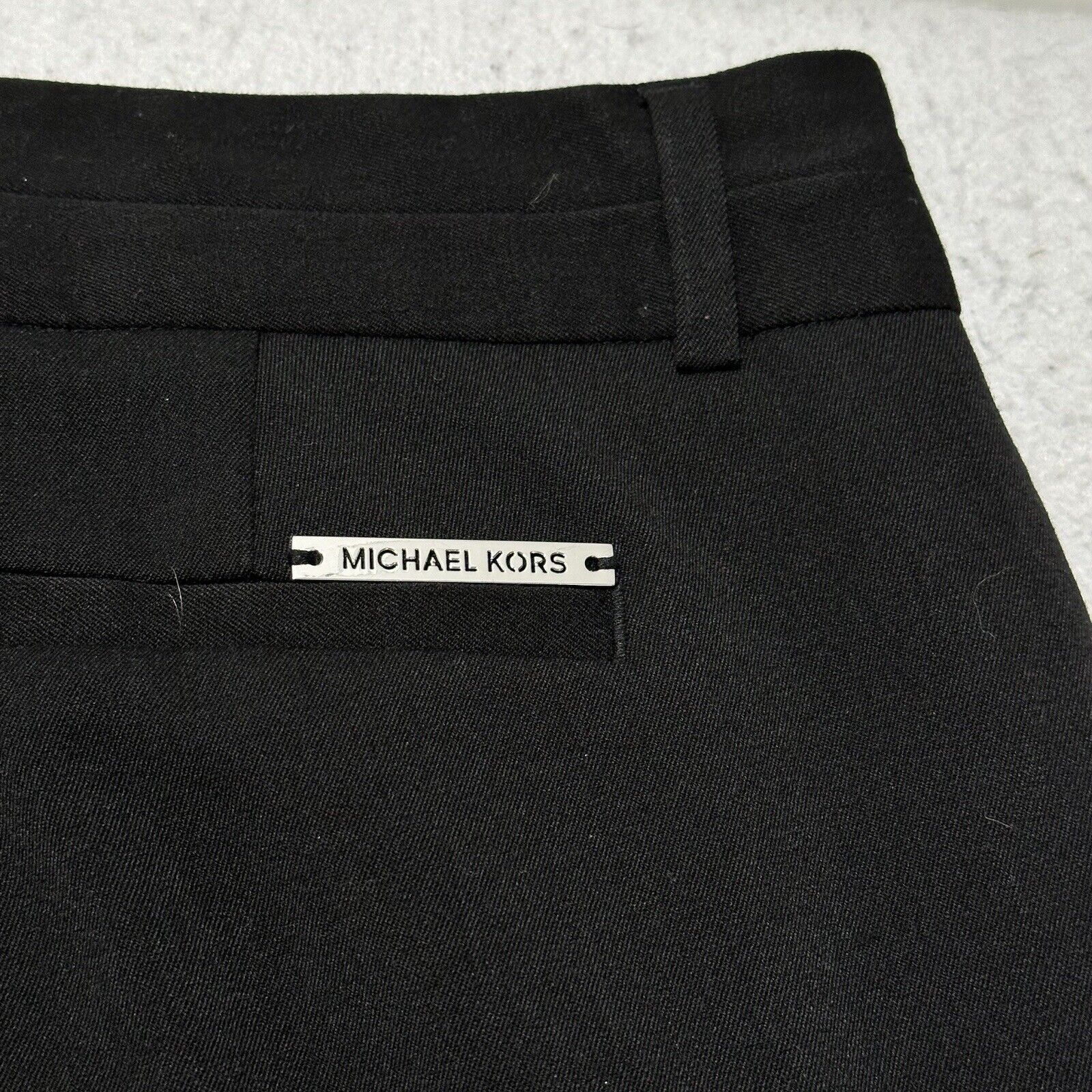 Other Michael Kors 6 Black Straight Leg Dress Pants 33x32 Size 28" / US 6 / IT 42 - 9 Thumbnail