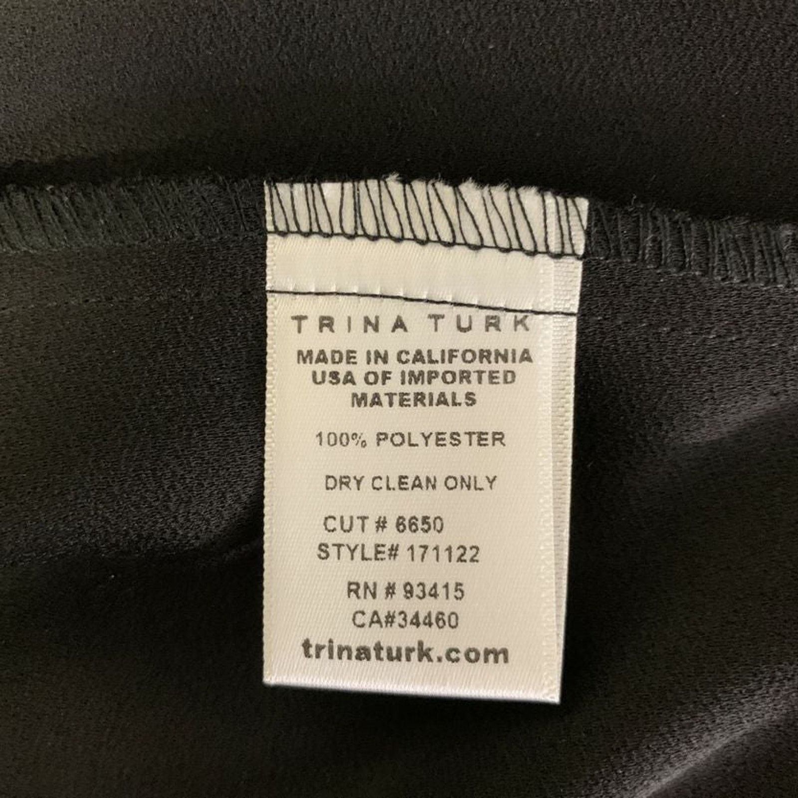 Trina Turk TRINA TURK XS Black Gold Polyester Sleeveless Casual Top Size XS / US 0-2 / IT 36-38 - 6 Thumbnail