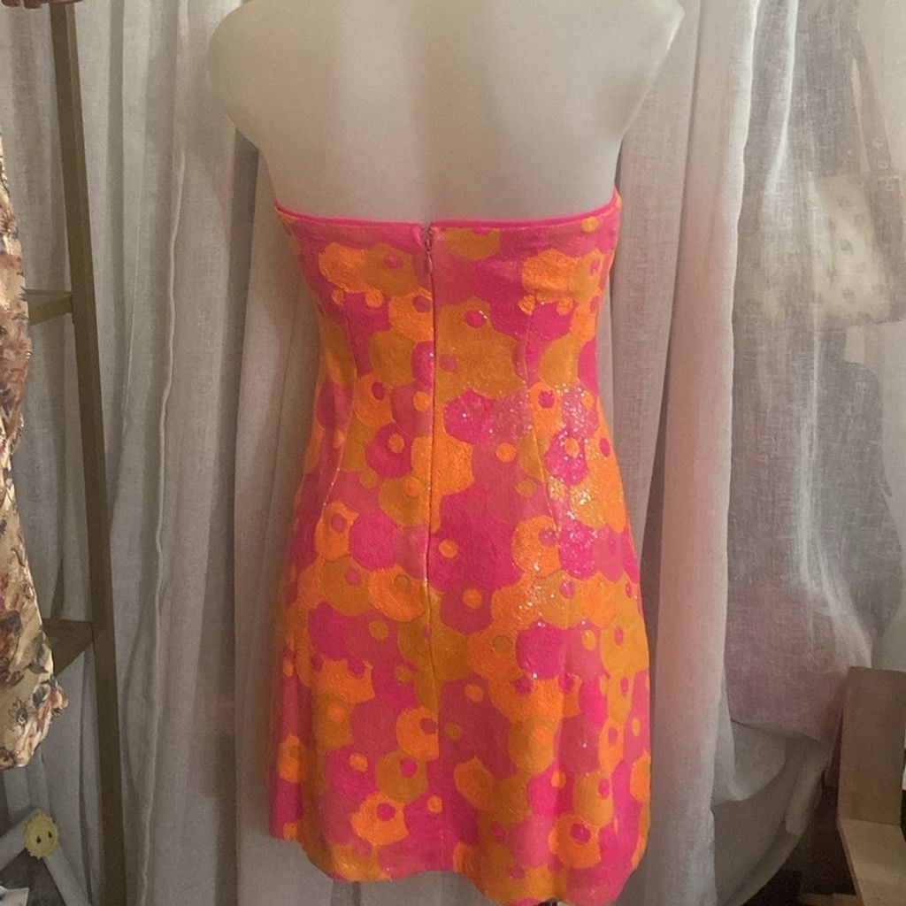 Susana Monaco Susana Monaco Sequin Flare Dress SMALL SOLD OUT! Size S / US 4 / IT 40 - 6 Thumbnail