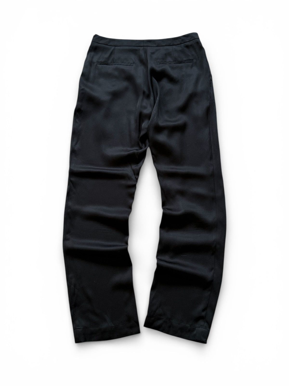Gucci Gucci By Tom Ford Black Silk Pants Trousers Size 27" / US 4 / IT 40 - 7 Thumbnail