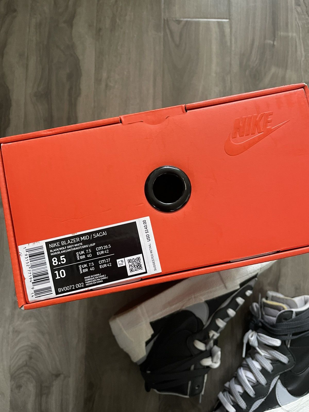 Designer × Nike × Sacai Nike Sacai Blazer Size US 8.5 / EU 41-42 - 8 Thumbnail