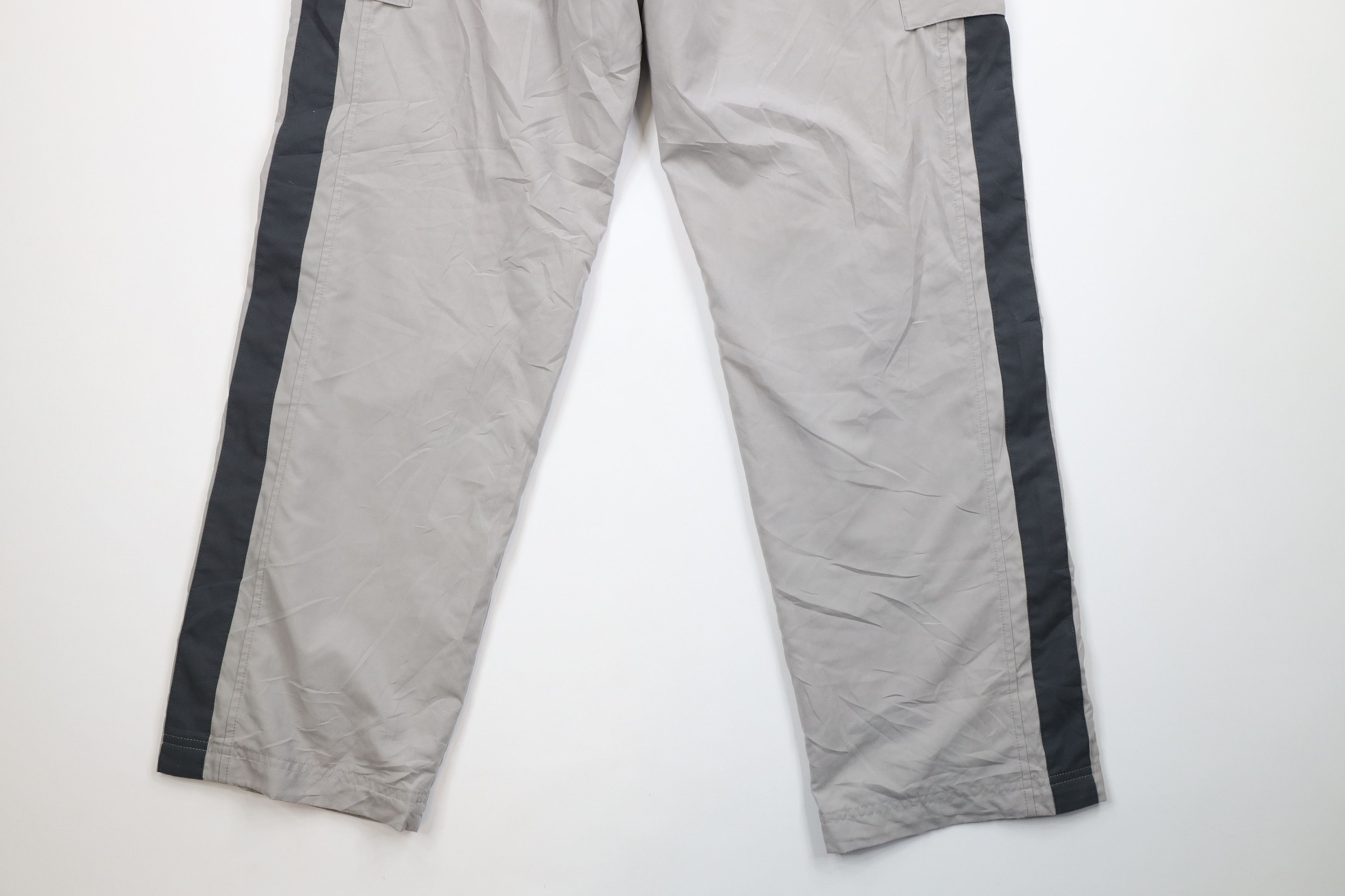 Nike × Vintage Vintage Nike Scott Mini Swoosh Striped Wide Leg Cargo Pants Size US 40 / EU 56 - 10 Thumbnail