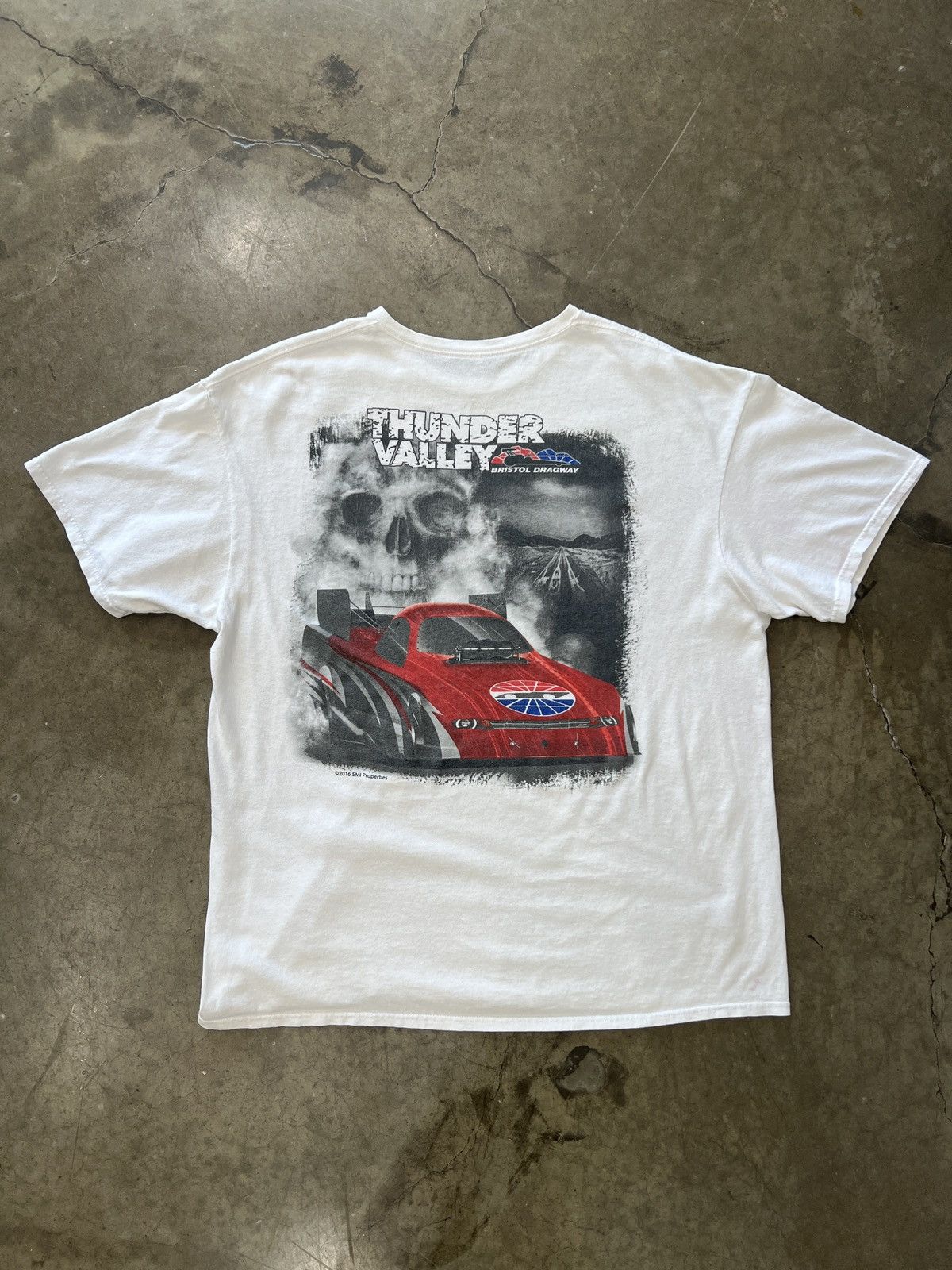 NASCAR × Vintage Vintage Fear the Thunder Bristol Dragway Signatures Tee XL Size US XL / EU 56 / 4 - 5 Thumbnail
