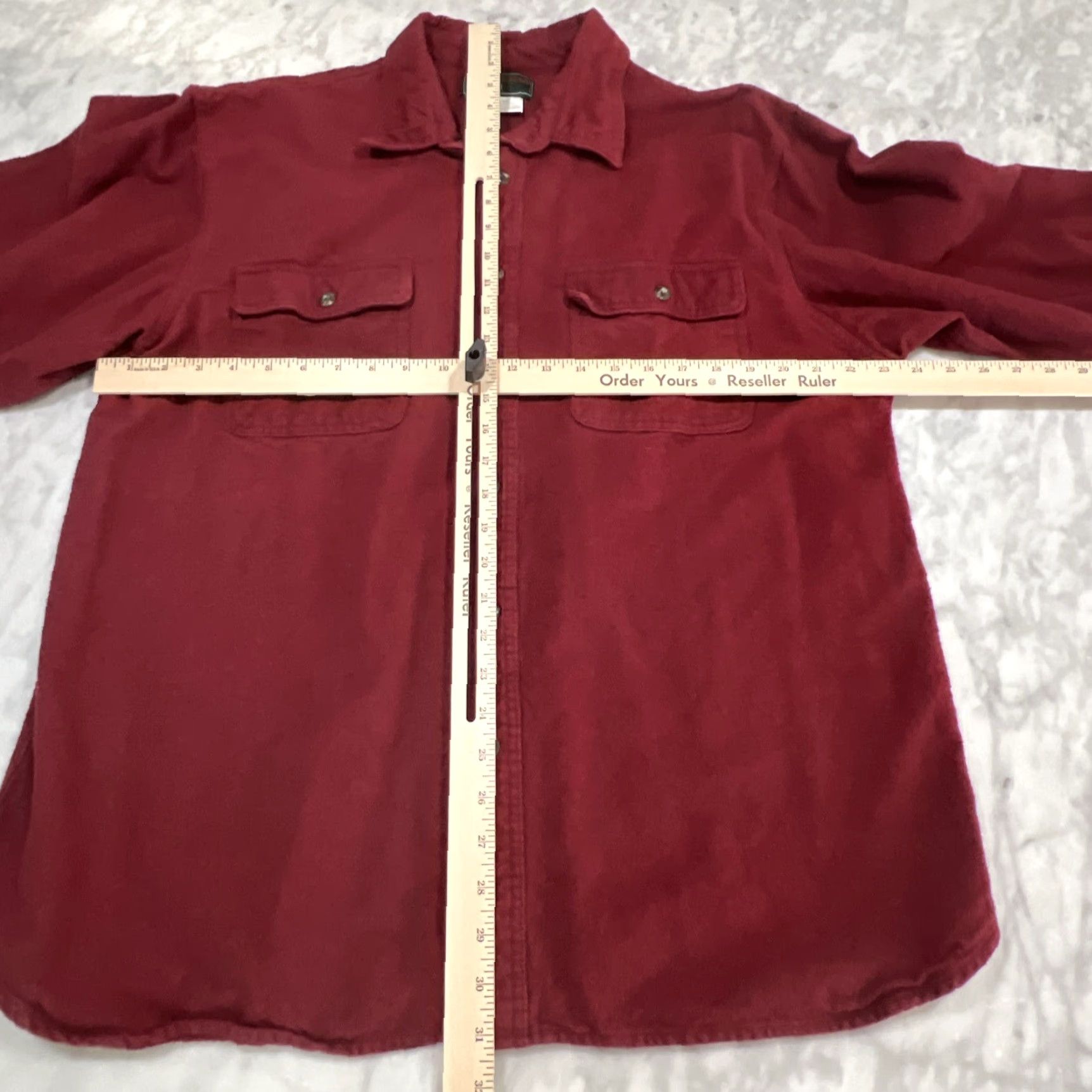Vintage VINTAGE Field & Stream 1871 Chamois Shirt Men XL Red Long Sleeve Button-Up Shirt Mens Size US XL / EU 56 / 4 - 6 Thumbnail