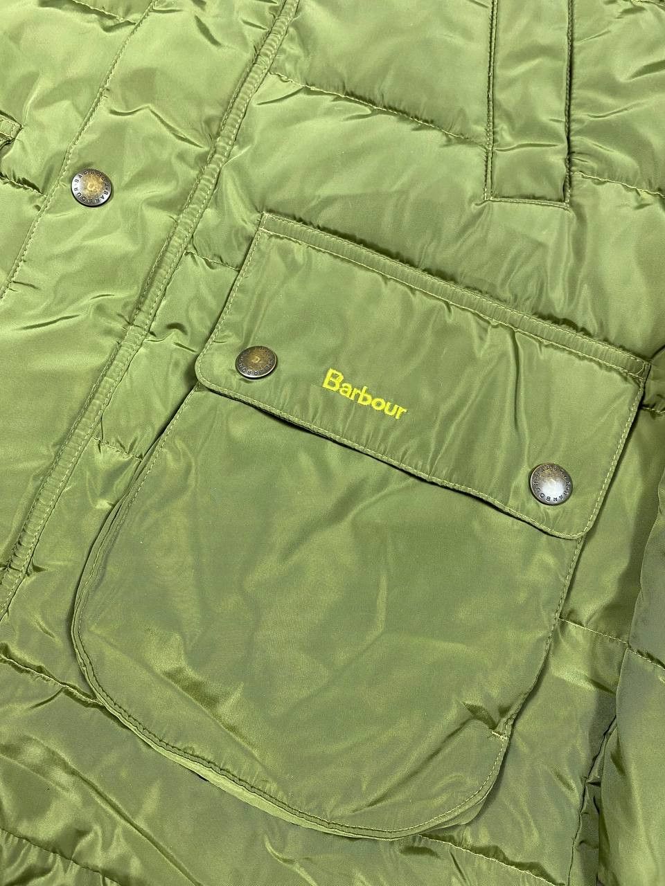 Barbour Men`s Barbour Retail Fairford Fibre Down Green Parka Jacket Size US XL / EU 56 / 4 - 6 Thumbnail