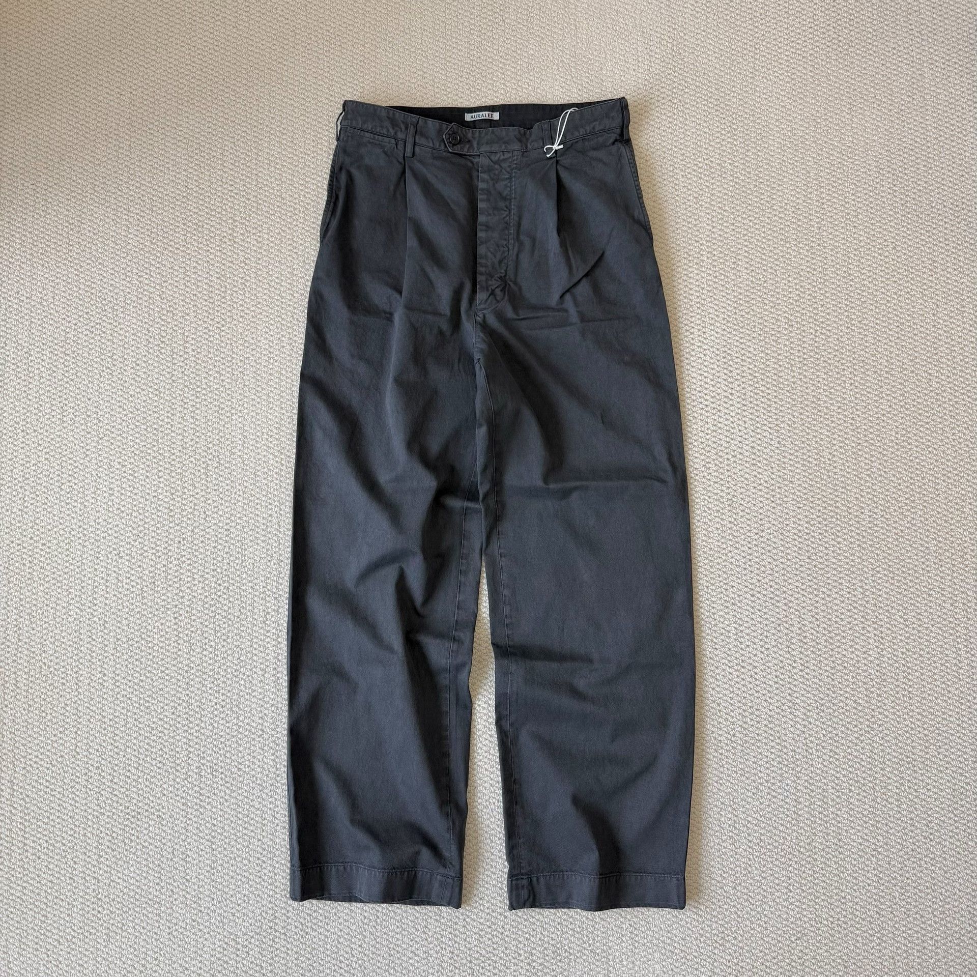 Auralee AURALEE FINX LIGHT CHINO PANTS Size US 26 / EU 42 - 1 Thumbnail