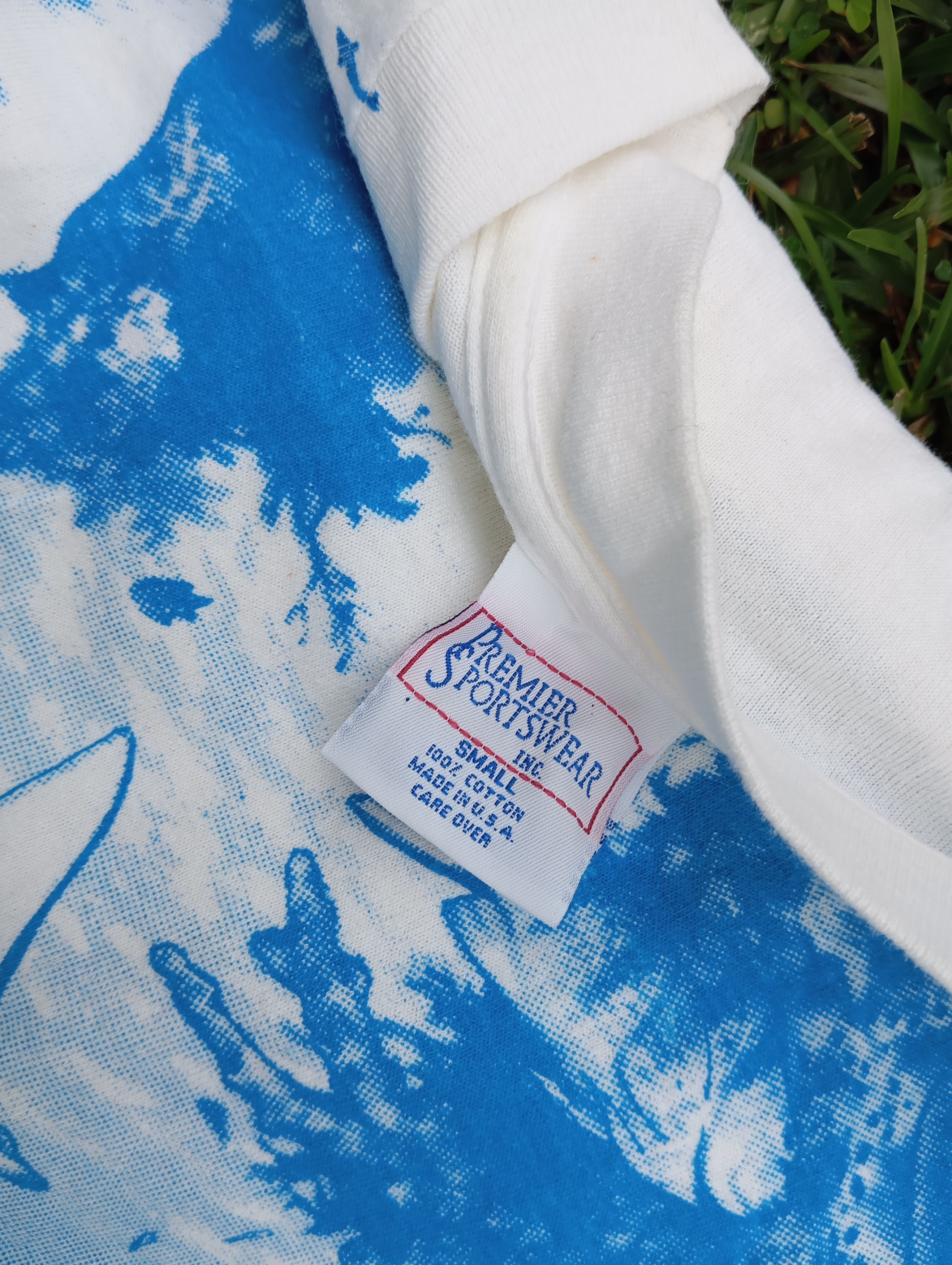 Vintage VTG Wildlife Fish AOP tshirt 🐡🤿 Fullprint Hawaii Habitat Size US S / EU 44-46 / 1 - 5 Thumbnail