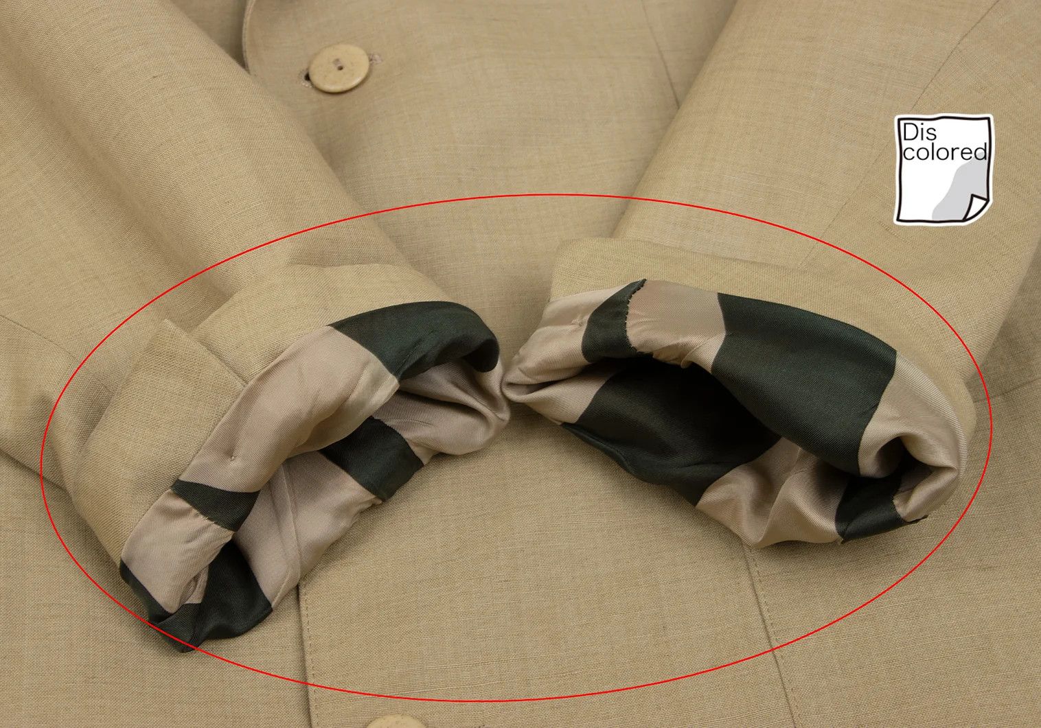Jean Paul Gaultier Cotton Linen 3-Button Jacket in Beige, Size M Size US M / EU 48-50 / 2 - 9 Thumbnail