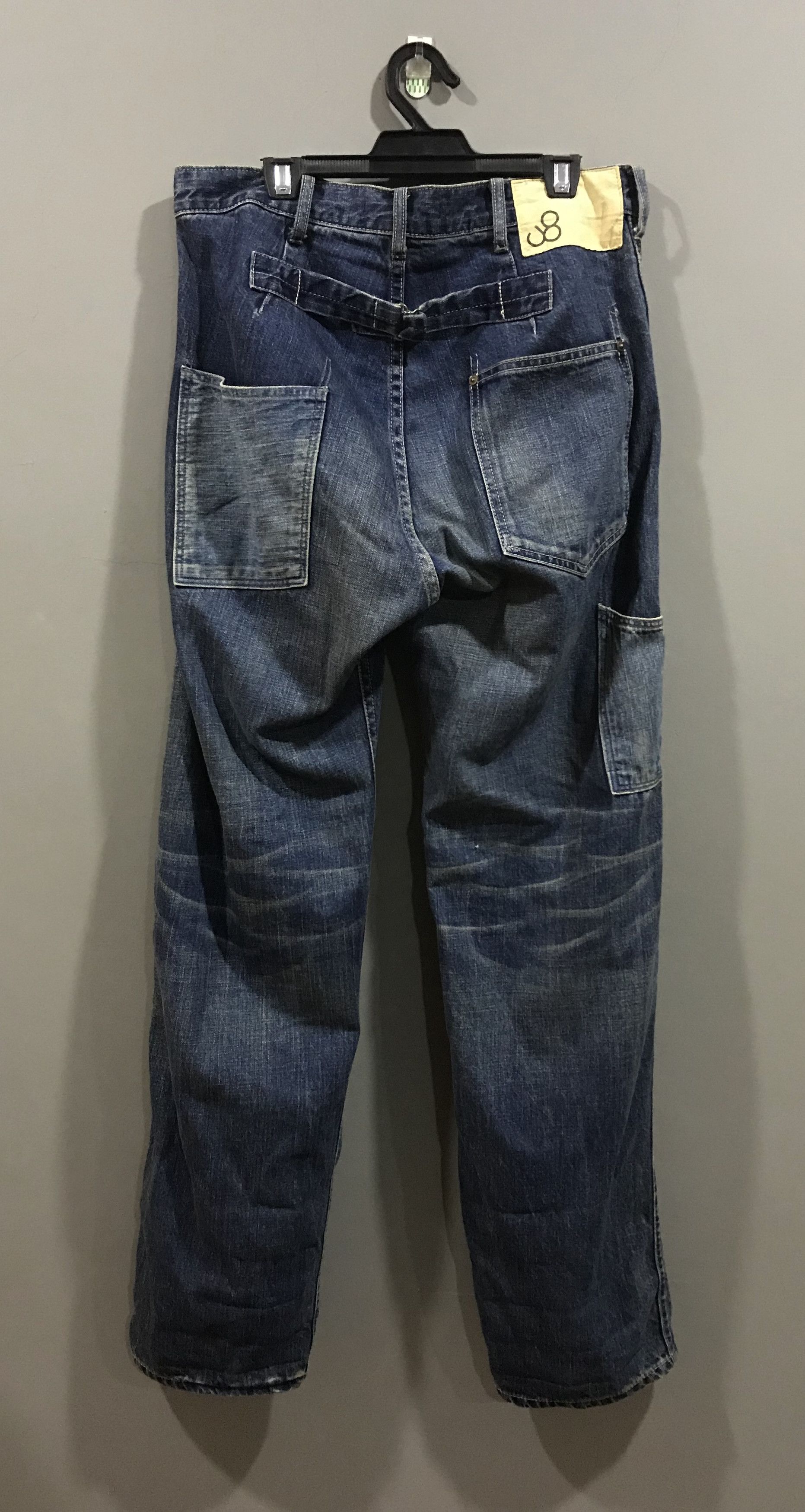 Johnbull Johnbull selvedge Carpenter denim buckle back jeans Size US 31 - 2 Thumbnail