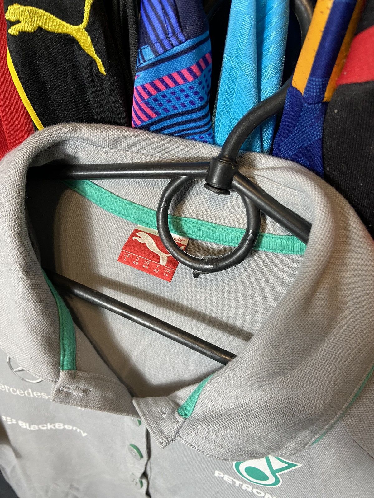 Mercedes-Benz × Puma PUMA PETRONAS MERCEDES BENZ AMG RACING NASCAR WOMENS SHIRT Size L / US 10 / IT 46 - 3 Thumbnail