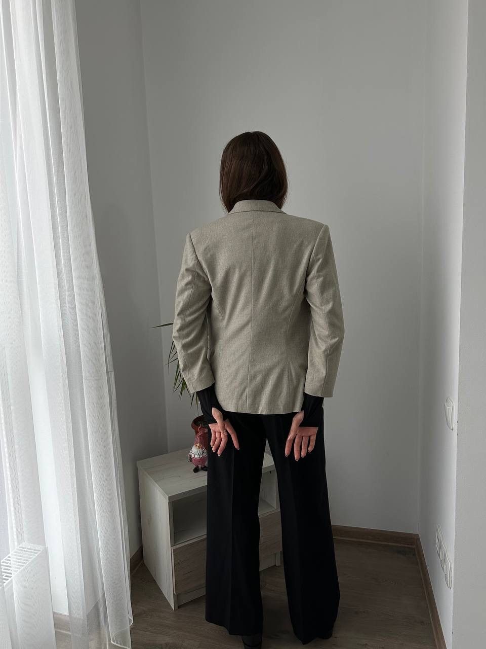 Polo Ralph Lauren × Vintage Vintage Polo Ralph Lauren Merino Wool Women’s White Blazer Size M / US 6-8 / IT 42-44 - 13 Thumbnail