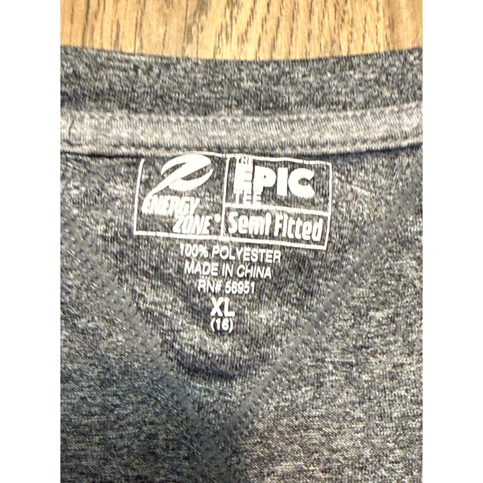 Vintage Energy Zone Shirt Women's XL Gray V-Neck Athletic Wear Outdoor Shirt Size XL / US 12-14 / IT 48-50 - 3 Thumbnail