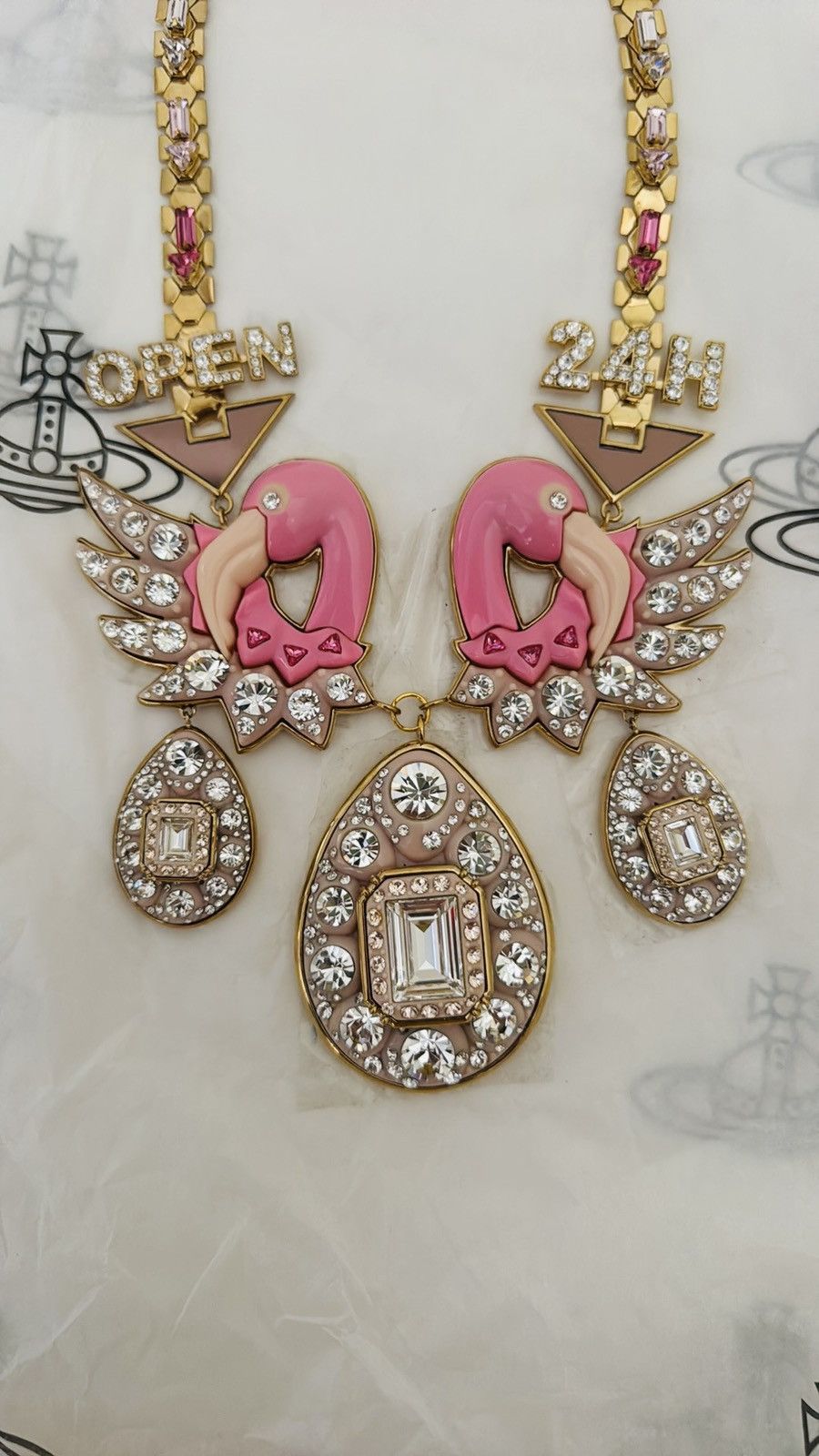 Vivienne Westwood Vivienne Westwood RARE NEW NECKLACE “OPEN 24H” SS16 Size ONE SIZE - 6 Thumbnail