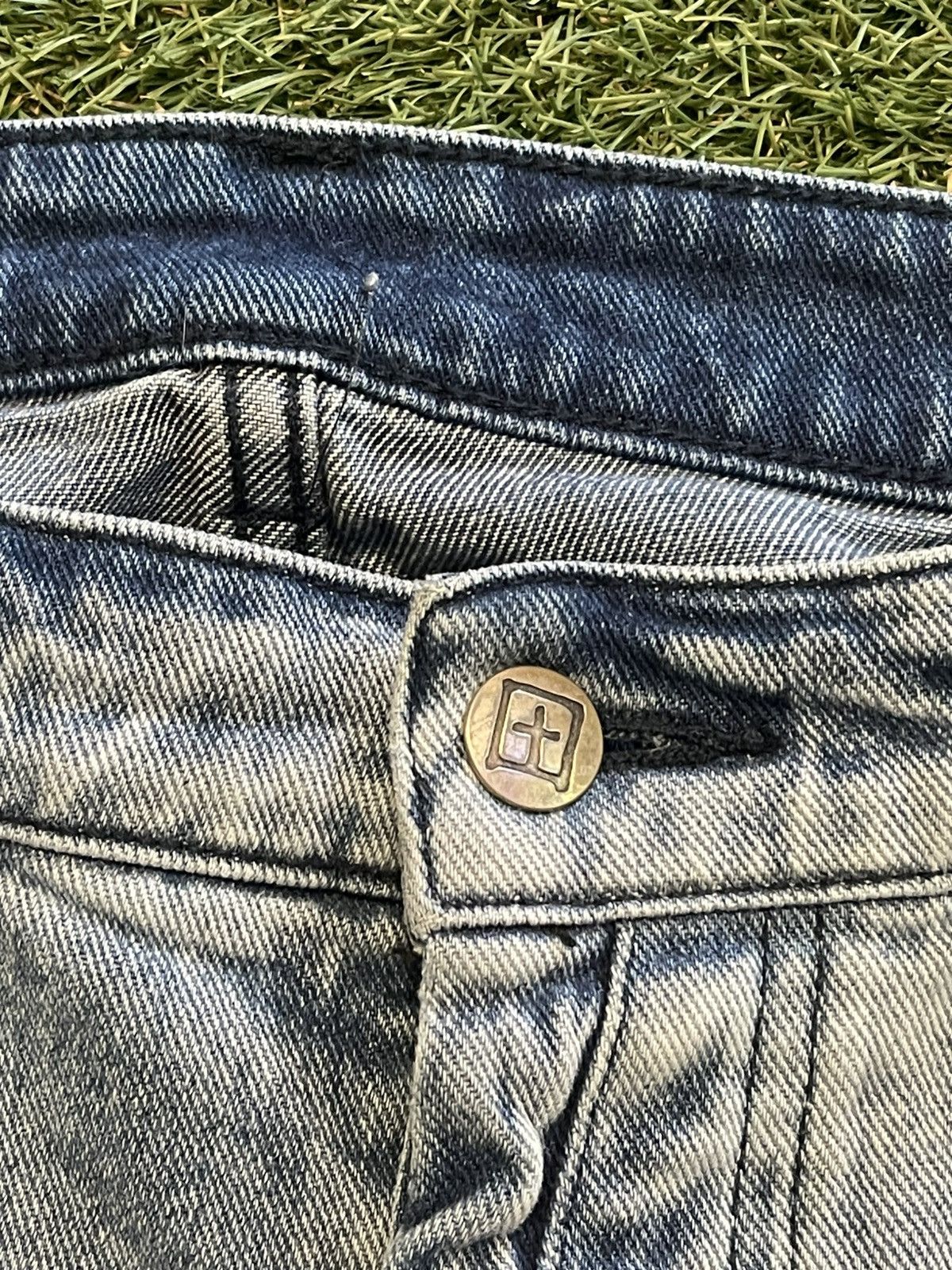 Ksubi Size 32 - Ksubi Light Blue Distressed Jeans Size US 32 / EU 48 - 8 Thumbnail