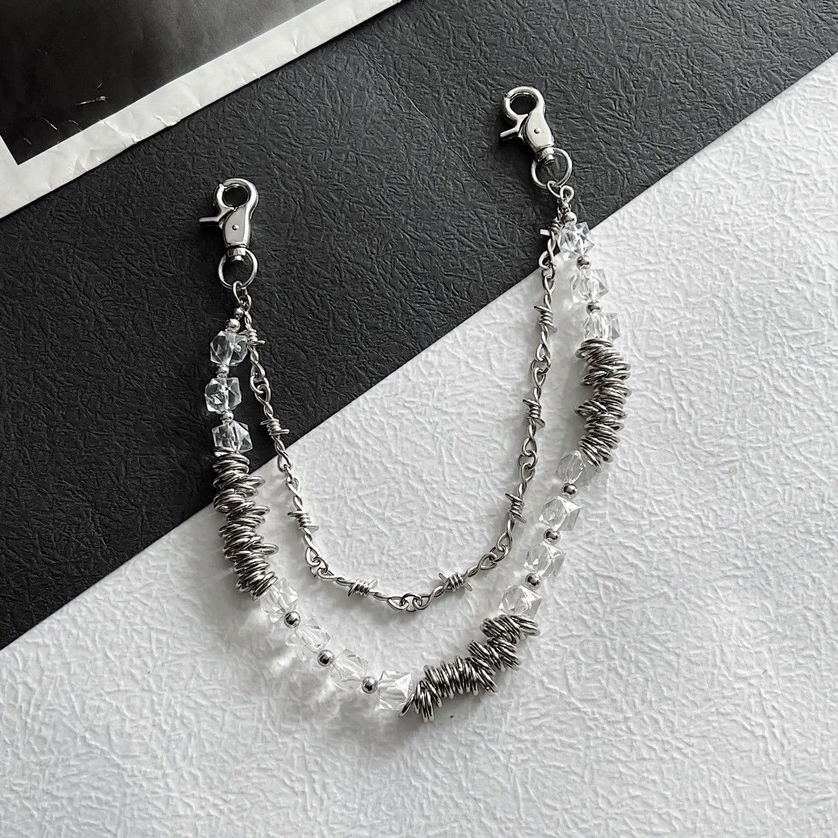 Jewelry Fashion Waist Pants Chain Wallet Keychain Waist Size ONE SIZE - 2 Thumbnail