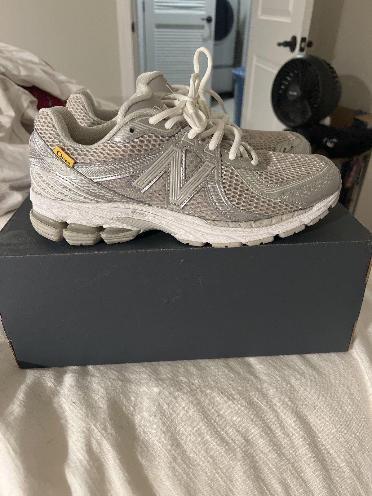 image of Dime 860V2 Shoes in Silver, Men's