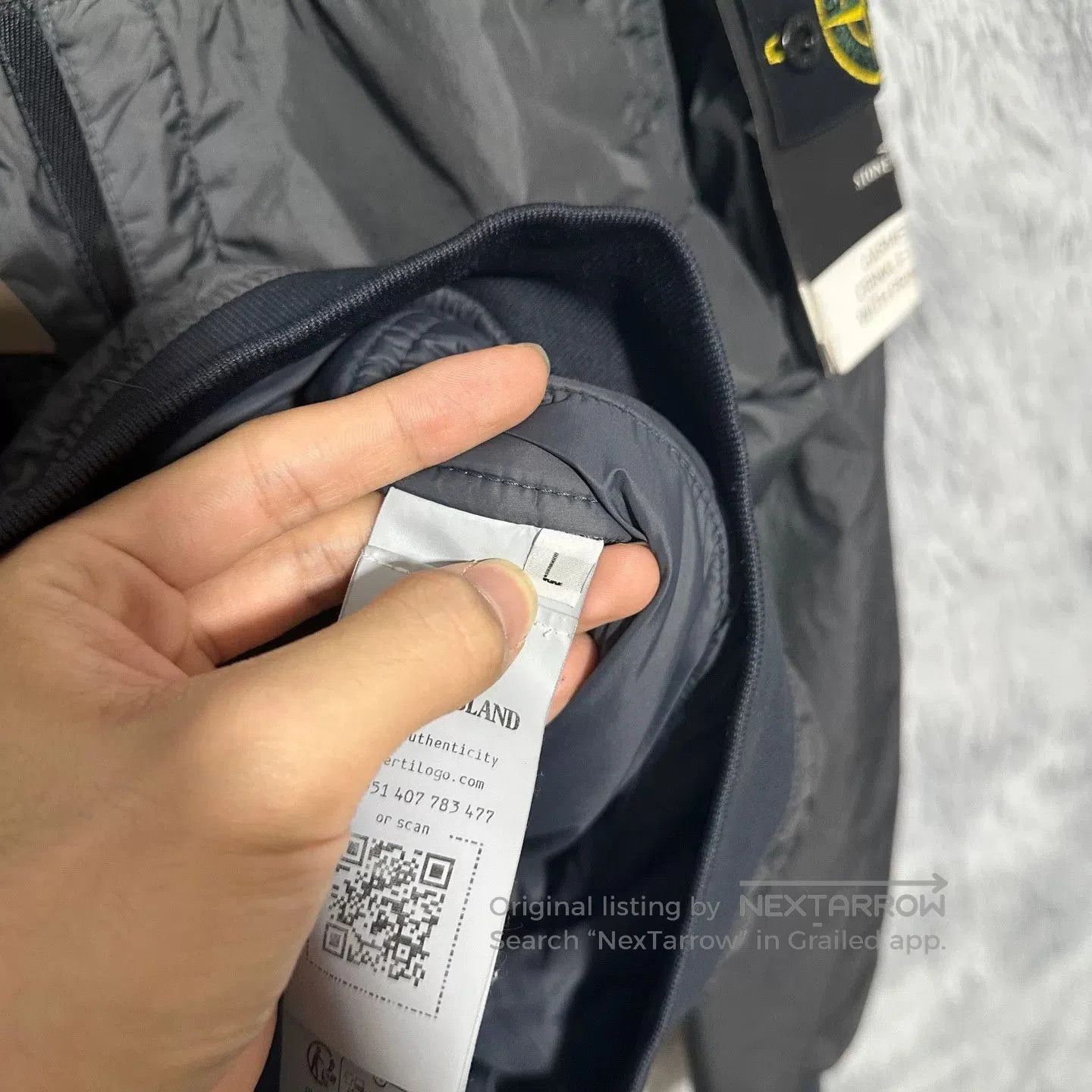 Stone Island stone island nylon padded jacket charcoal gray. Size US L / EU 52-54 / 3 - 4 Thumbnail
