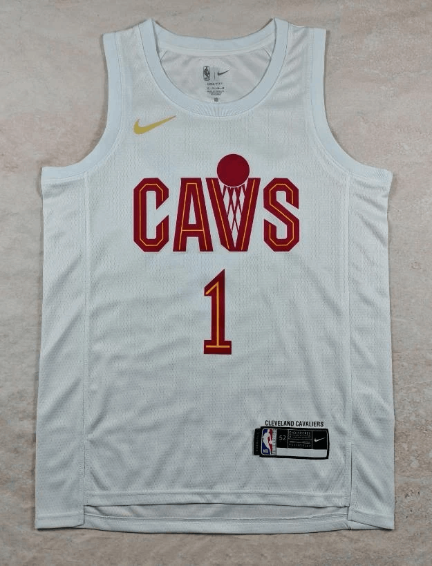 NBA 2026 White Cleveland Cavaliers 1 James Harden Jersey Size US XL / EU 56 / 4 - 2 Thumbnail