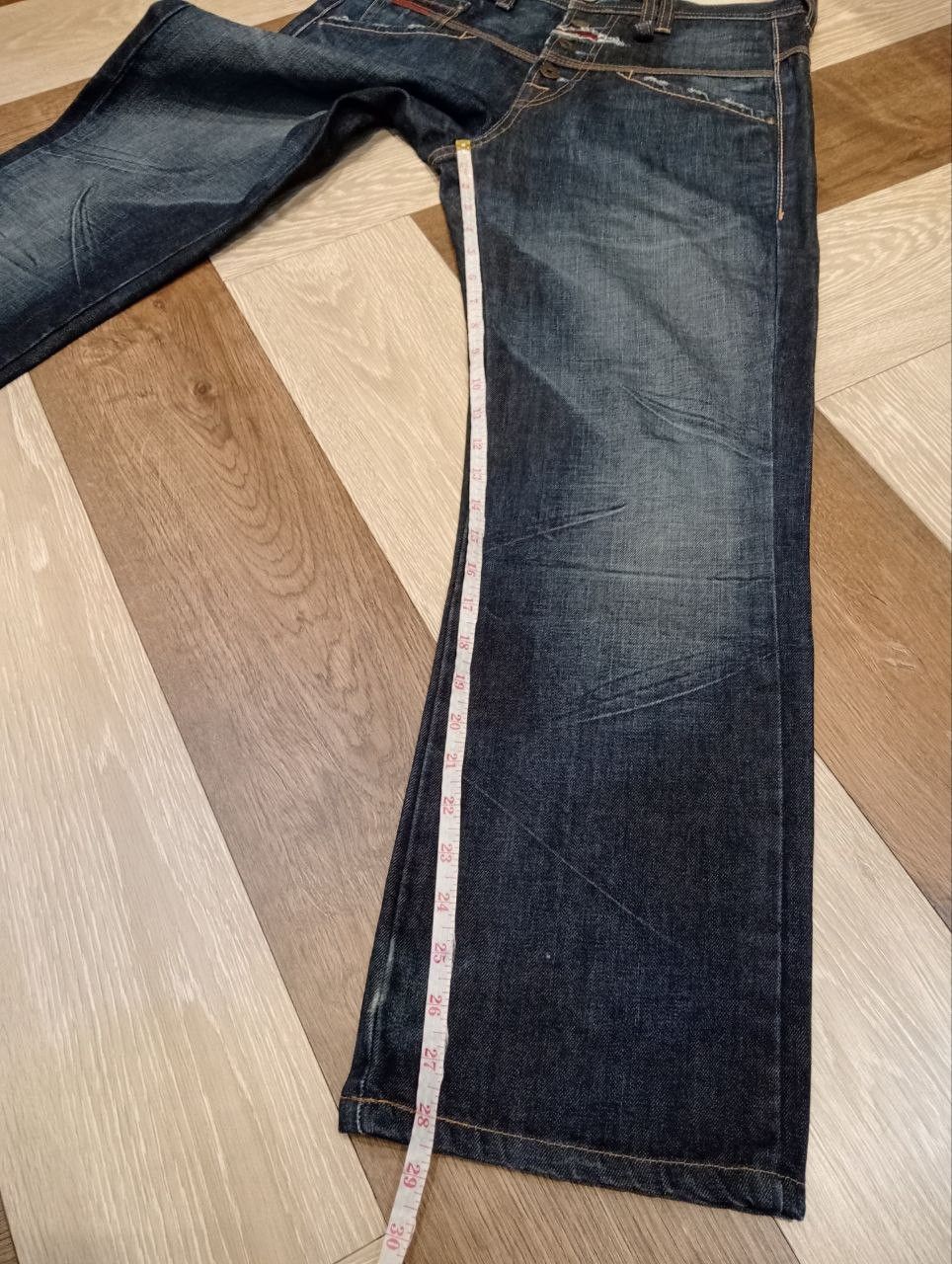 Marithe + Francois Girbaud MARITHE FRANCOIS GIRBAUD JEANS MULTI-BUTTON BLUE DENIM Size US 31 - 18 Thumbnail