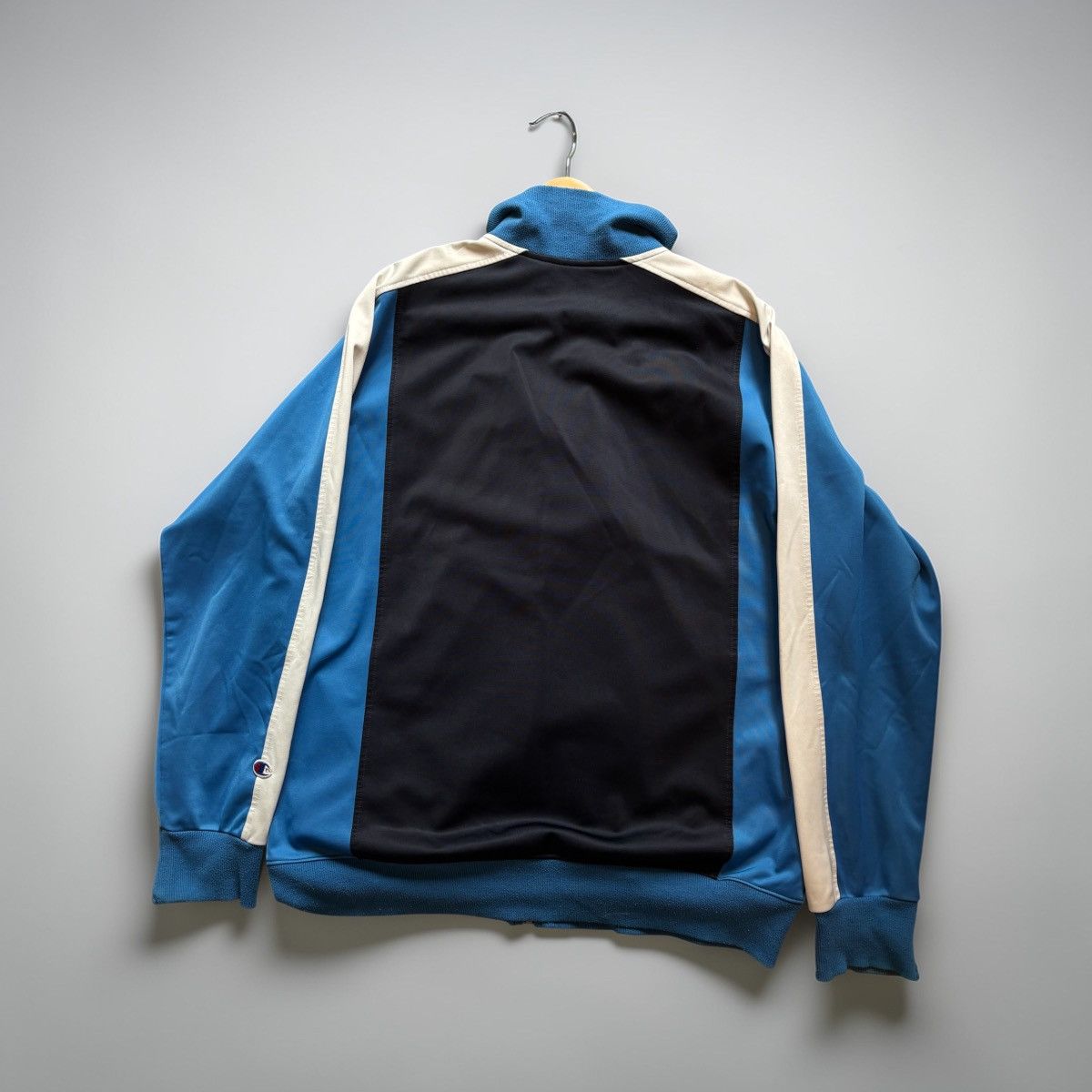 Champion Vintage 80s / 90s Champion Track Jacket Black Blue White Size US L / EU 52-54 / 3 - 3 Thumbnail