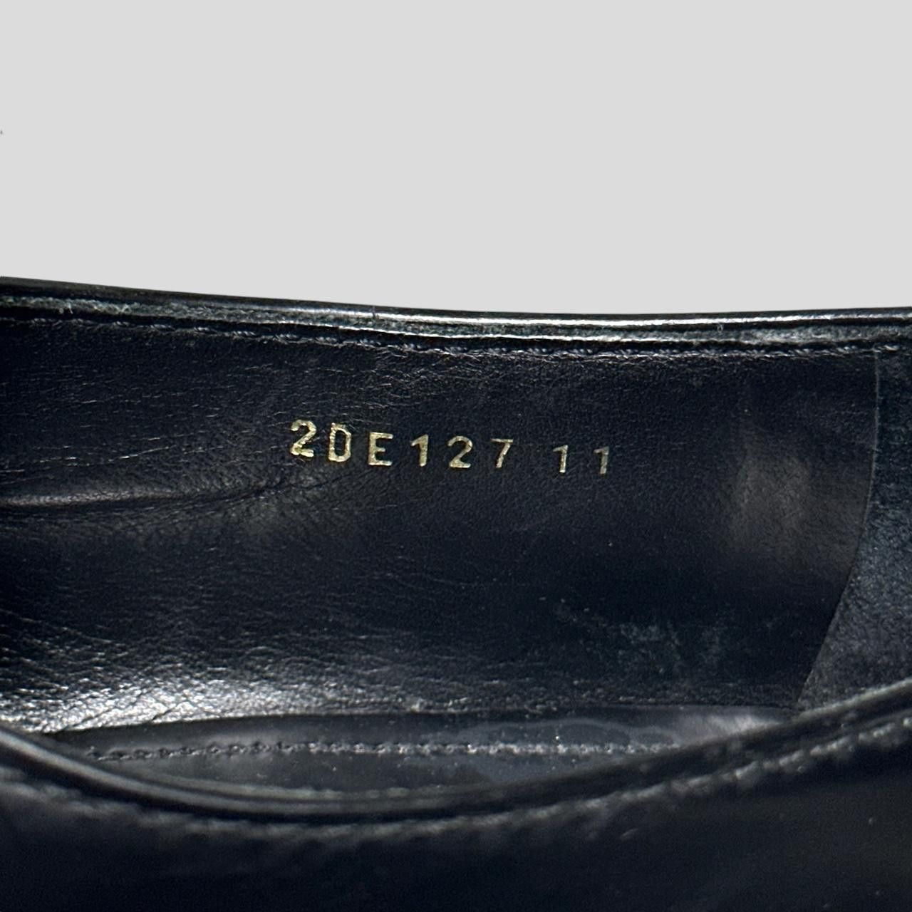 Prada Prada Milano 2021 Black Brushed Leather Loafers - UK11/11.5 Size US 12 / EU 45 - 5 Thumbnail