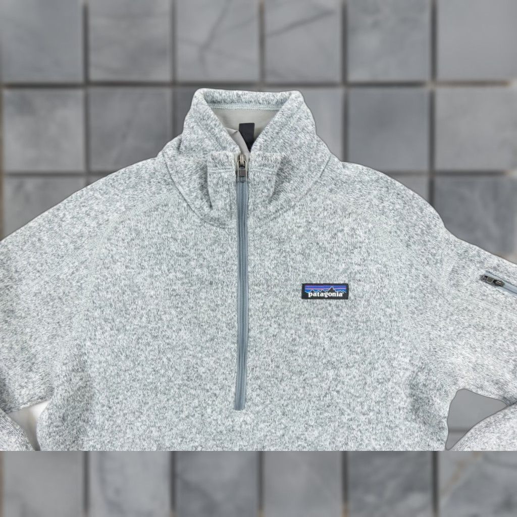 Patagonia Patagonia Better Sweater Womens Small Gray 1/4 Zip Pullover Fleece Casual Ladies Size S / US 4 / IT 40 - 1 Thumbnail