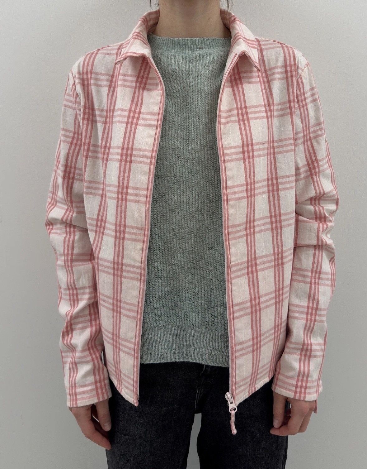 Burberry Vintage Burberry Golf Nova Check Cotton Jacket Pink Zip Size M / US 6-8 / IT 42-44 - 7 Thumbnail