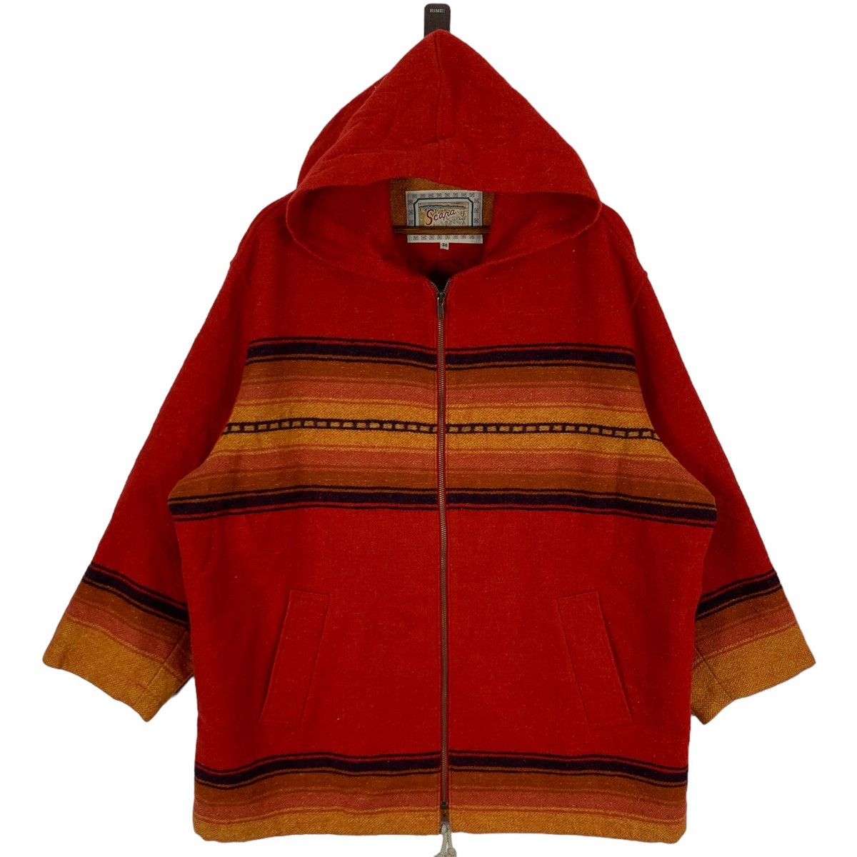 Vintage VINTAGE 90s SCAPA OF SCOTLAND WOOL ZIPPER HOODIE JACKET Size US M / EU 48-50 / 2 - 1 Thumbnail