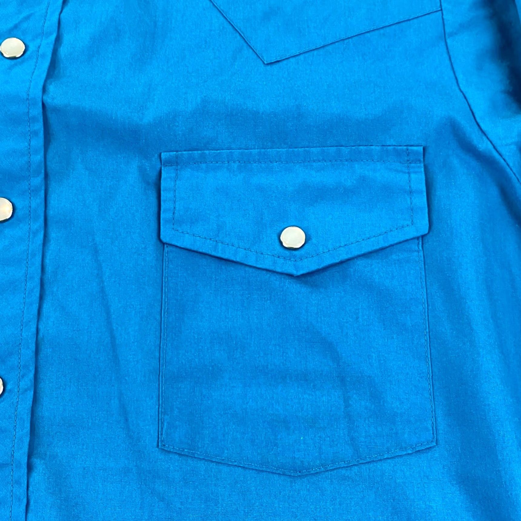 Vintage VINTAGE Malco Modes Shirt Mens 16.5 33 Blue Pearl Snap Up Western Rodeo Cowboy USA L/S Size US L / EU 52-54 / 3 - 4 Thumbnail