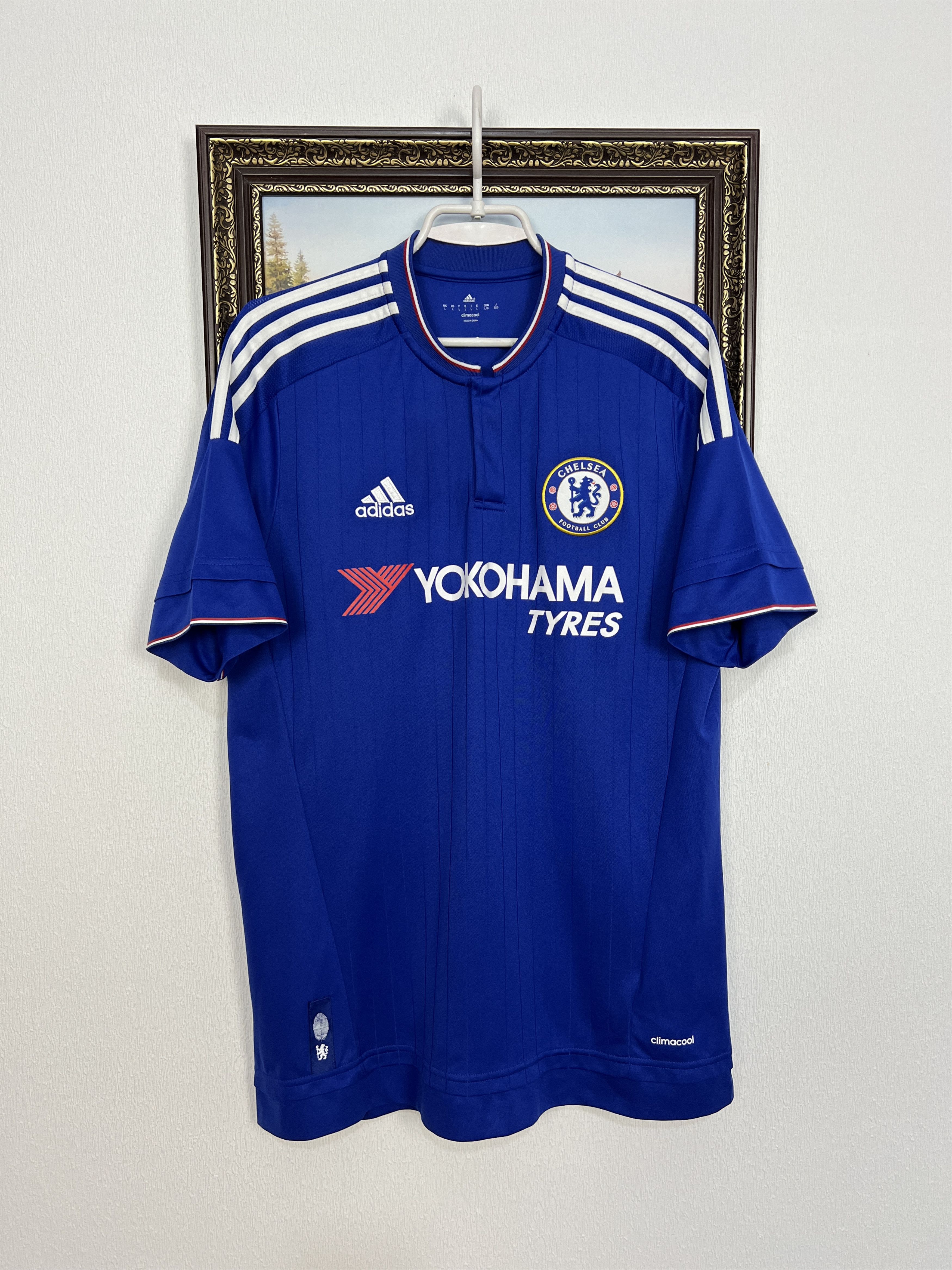 Adidas Chelsea Home football shirt 2015 Soccer Adidas Jersey Trikot Size US L / EU 52-54 / 3 - 1 Thumbnail